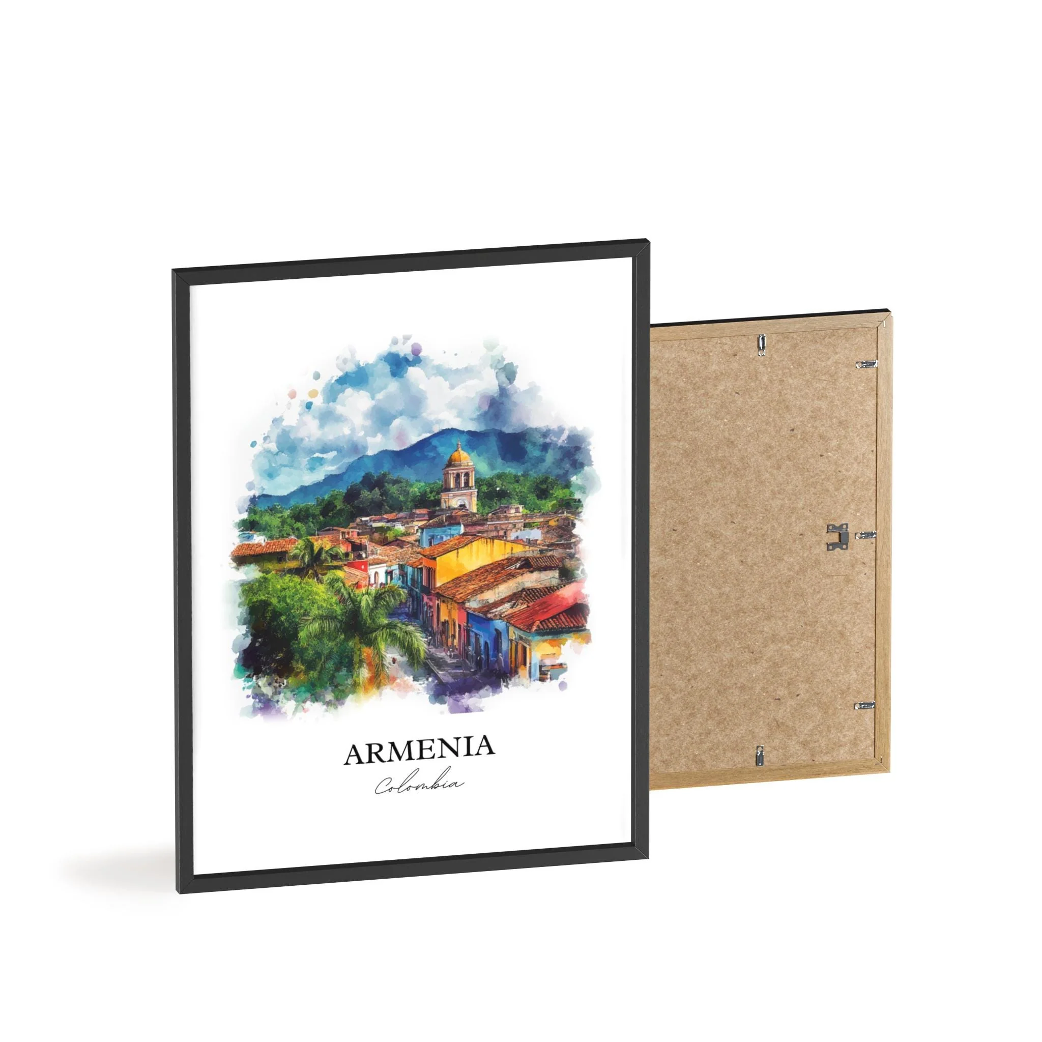 Armenia, Colombia – Watercolor Art Print - Image 8