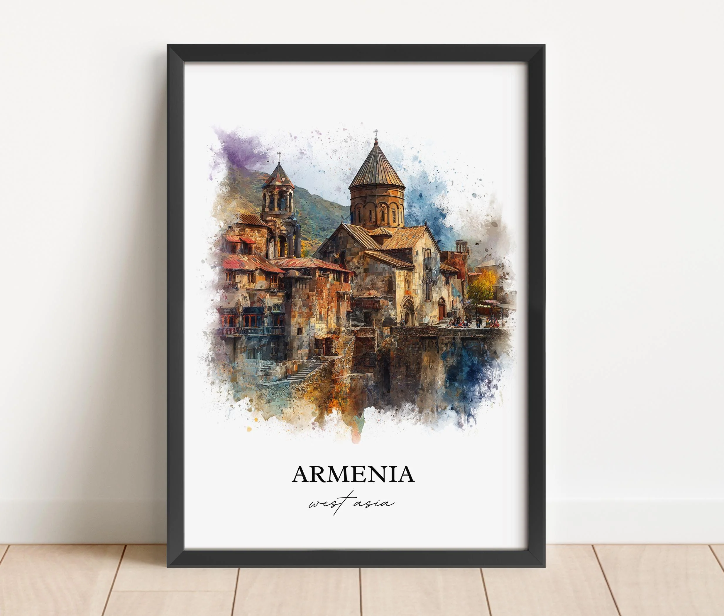 Armenia, Armenia – Watercolor Art Print - Image 6