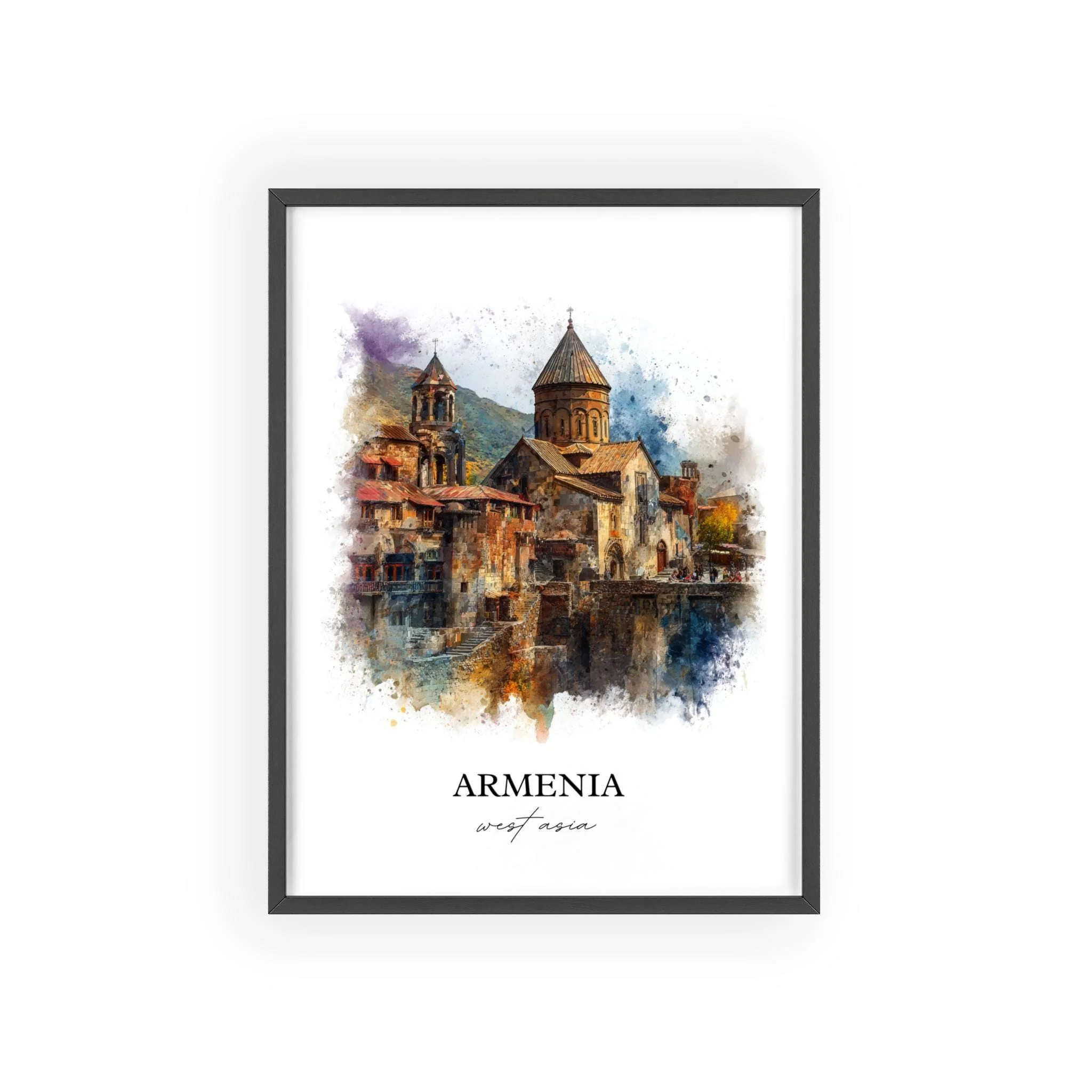 Armenia, Armenia – Watercolor Art Print - Image 7