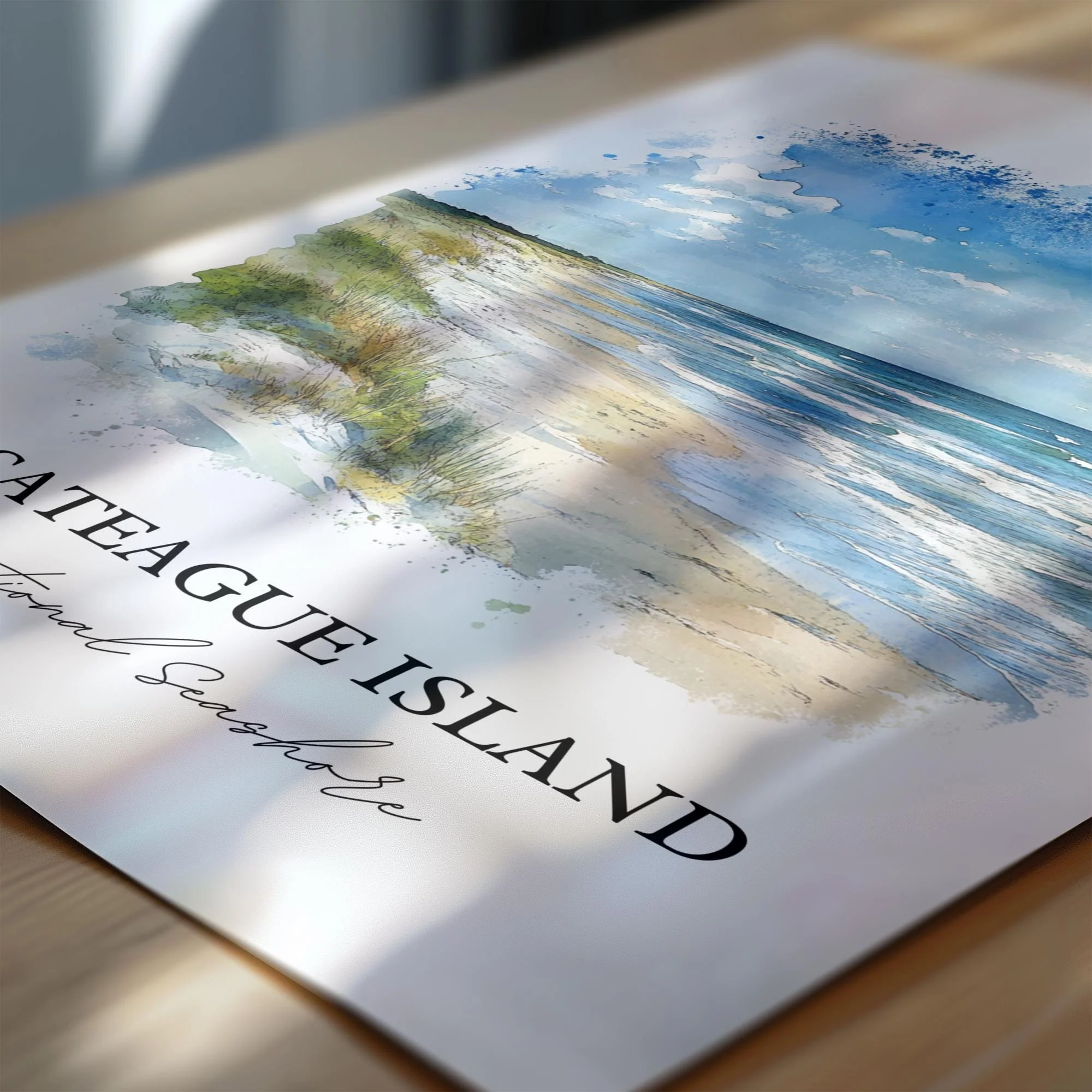 Assateague Island, USA – Watercolor Art Print - Image 2
