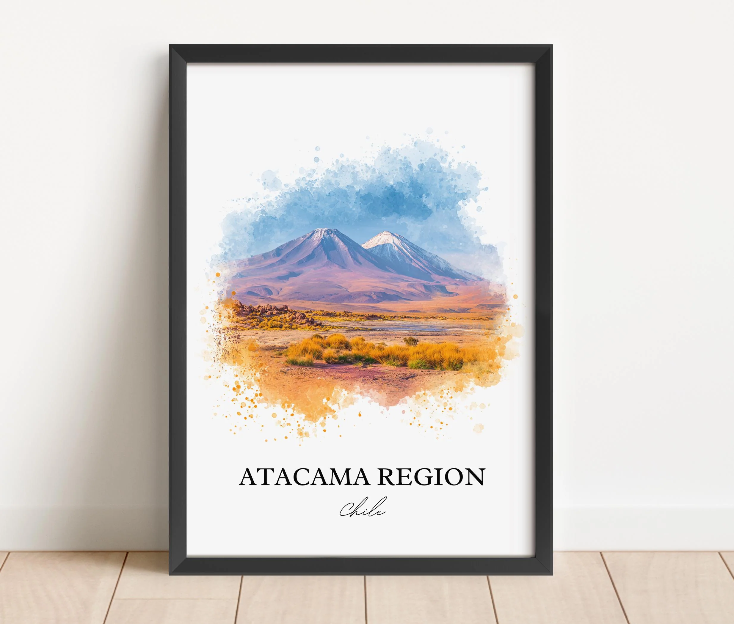 Atacama Region, Chile – Watercolor Art Print - Image 6