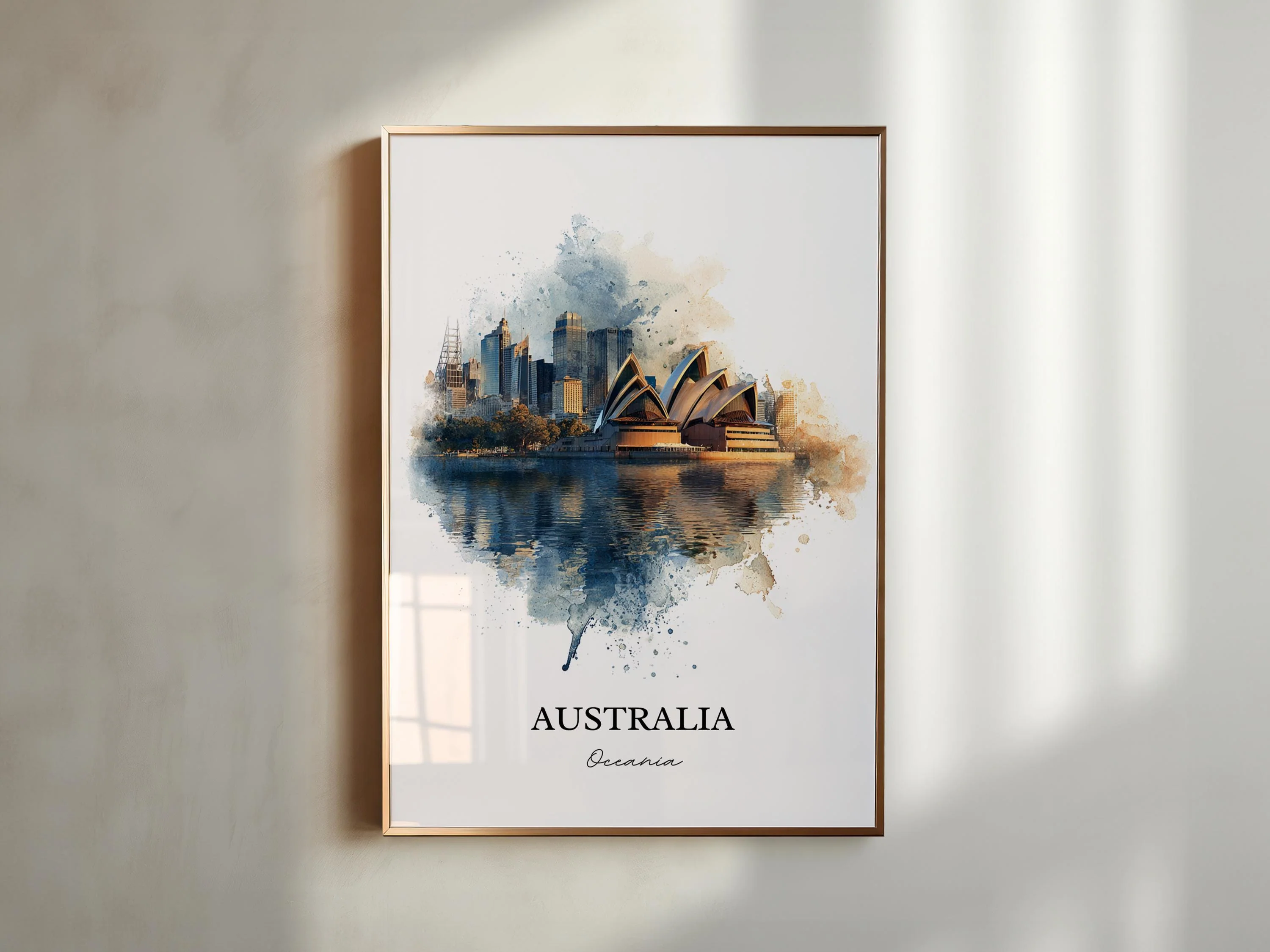 Sydney, Australia – Watercolor Art Print - Image 3