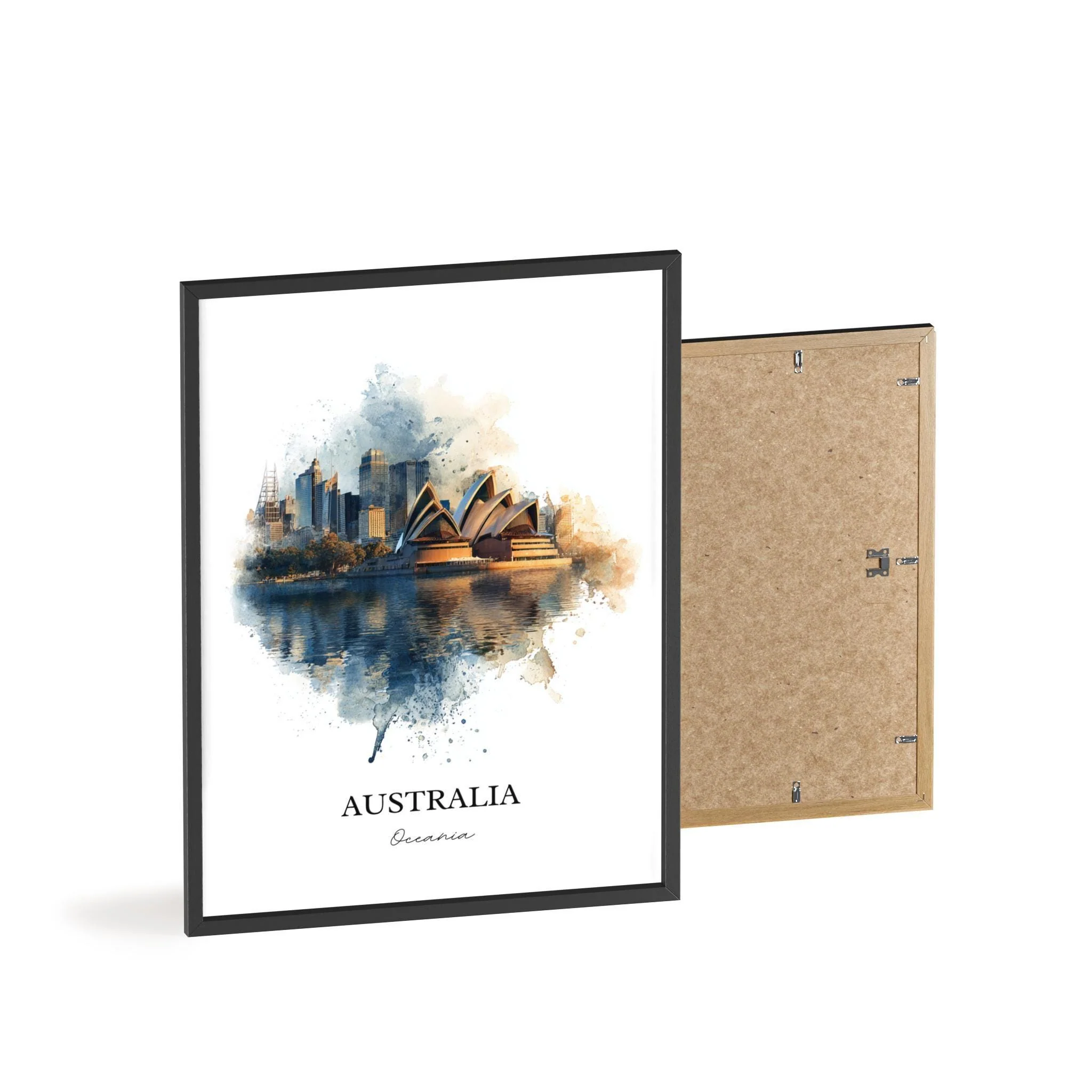 Sydney, Australia – Watercolor Art Print - Image 8