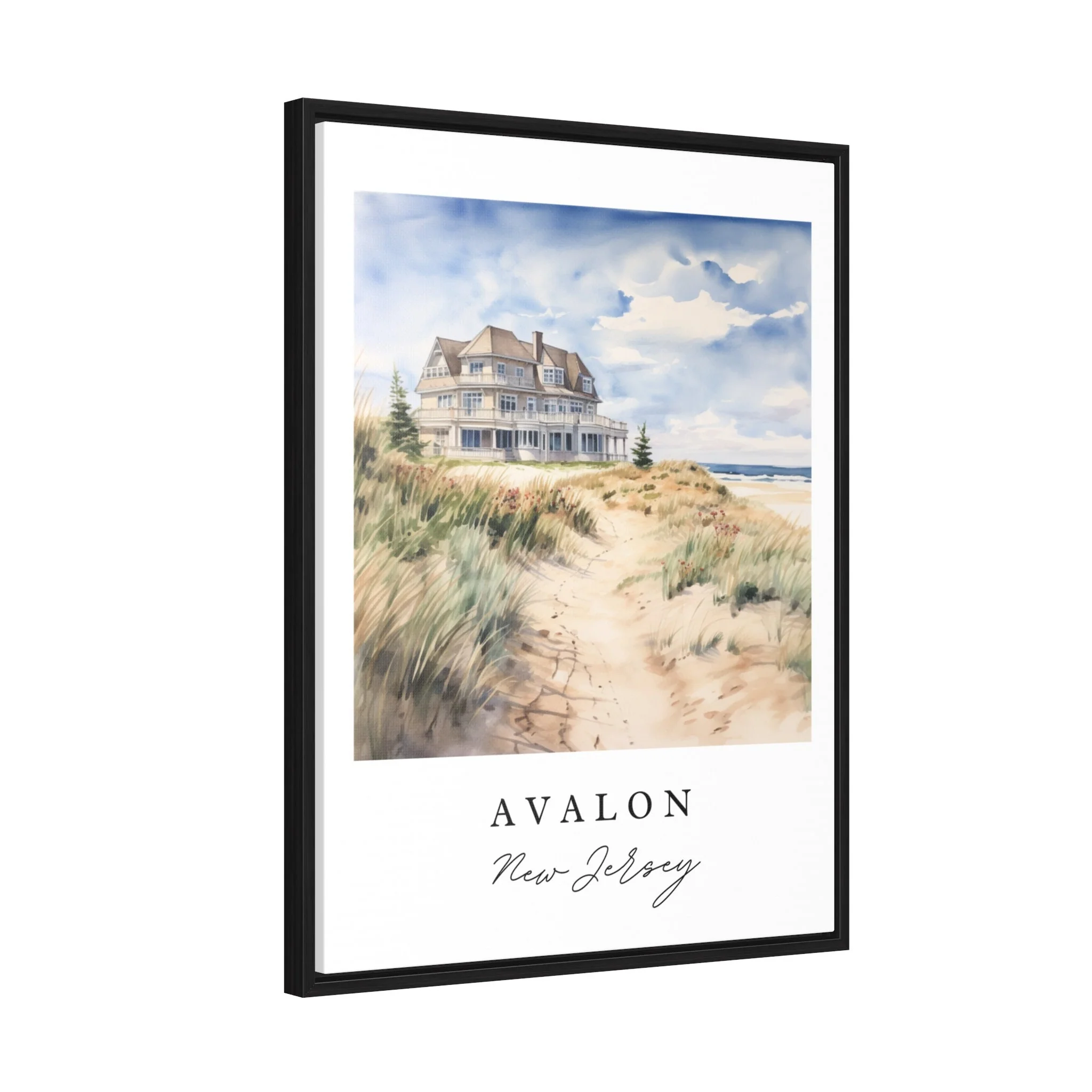 Avalon, New Jersey – Watercolor Art Print - Image 7