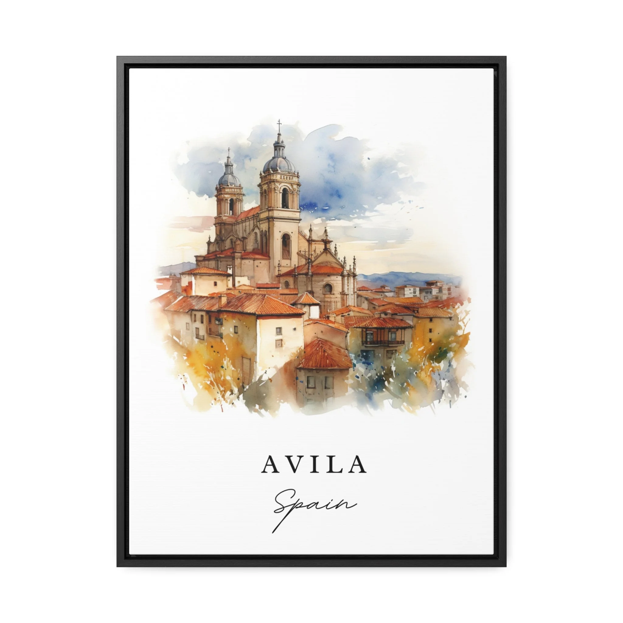 Avila, Spain – Watercolor Art Print