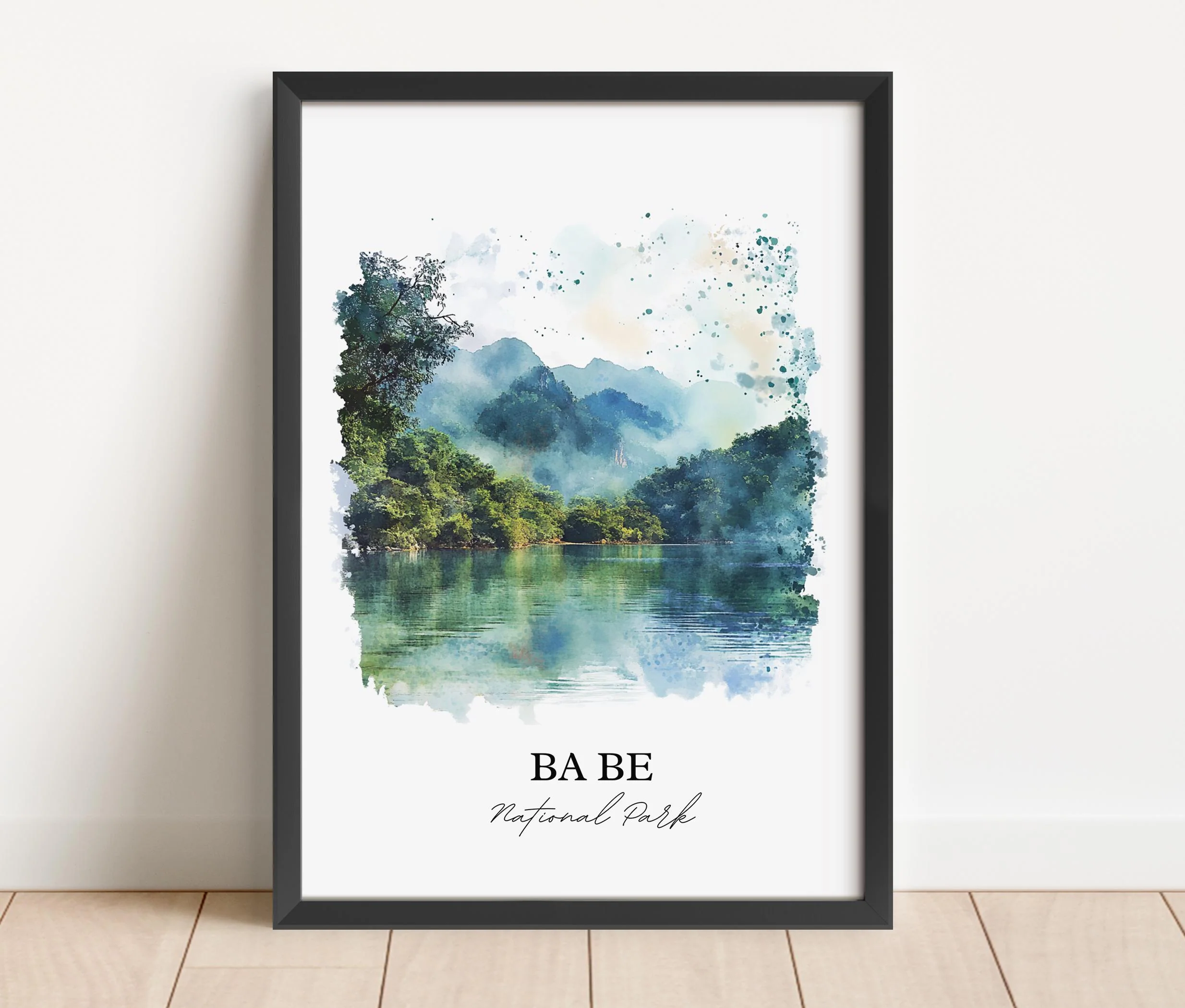 Ba Be National Park, Vietnam – Watercolor Art Print - Image 5