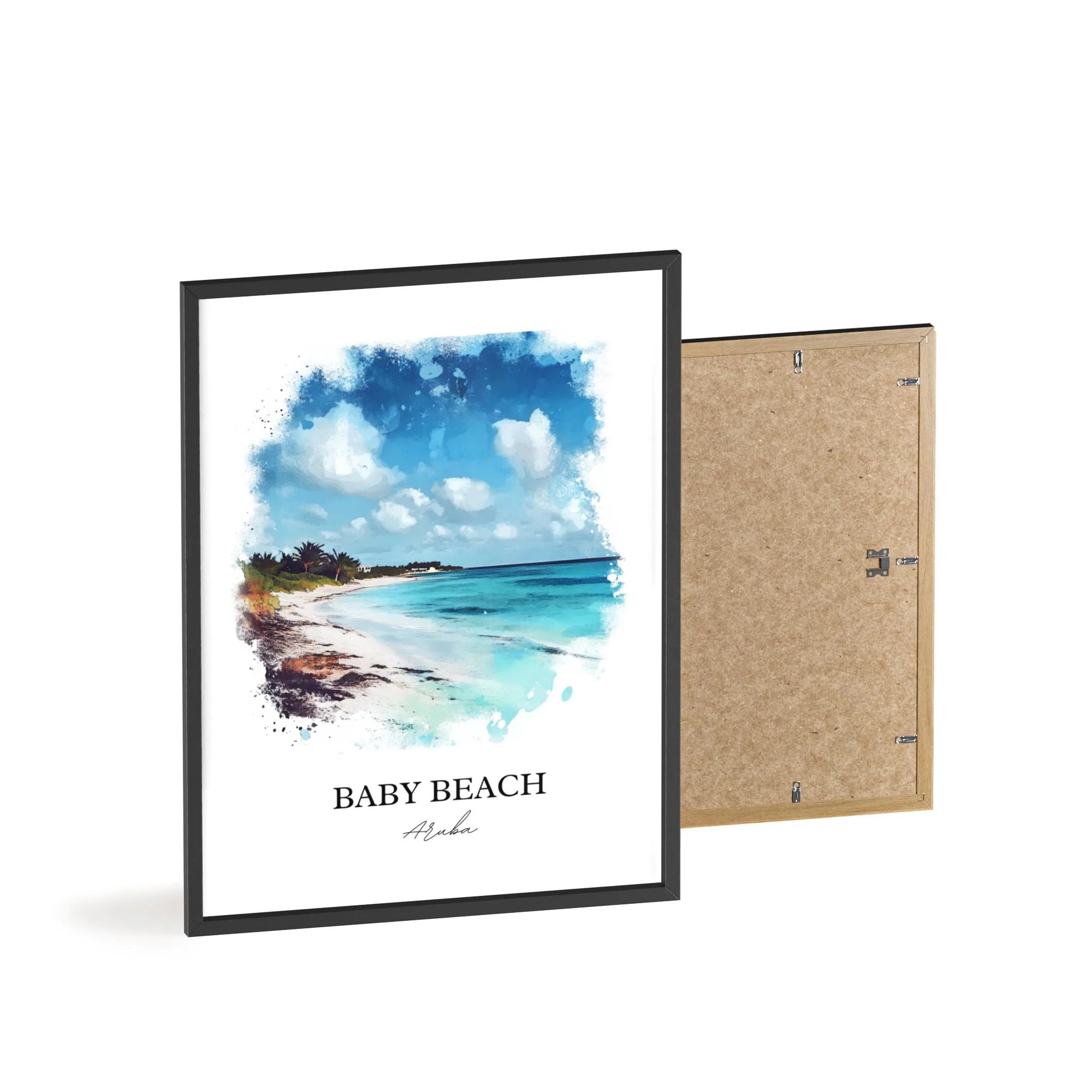 Baby Beach, Aruba – Watercolor Art Print - Image 8