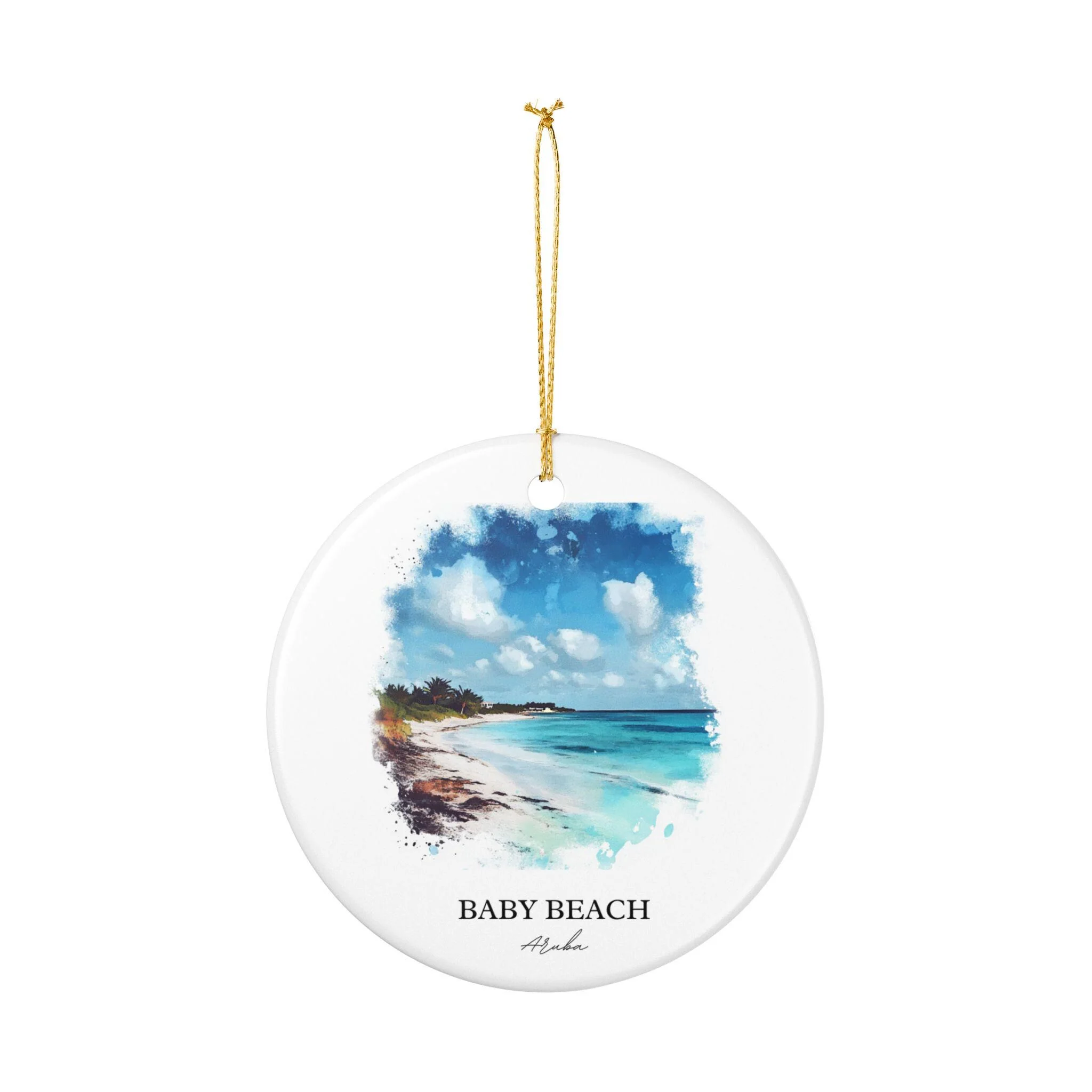 Baby Beach Aruba Ornament: Unique Baby Beach Souvenir, Baby Beach Xmas Decor, and Authentic Baby Beach Aruba Gift - Image 2