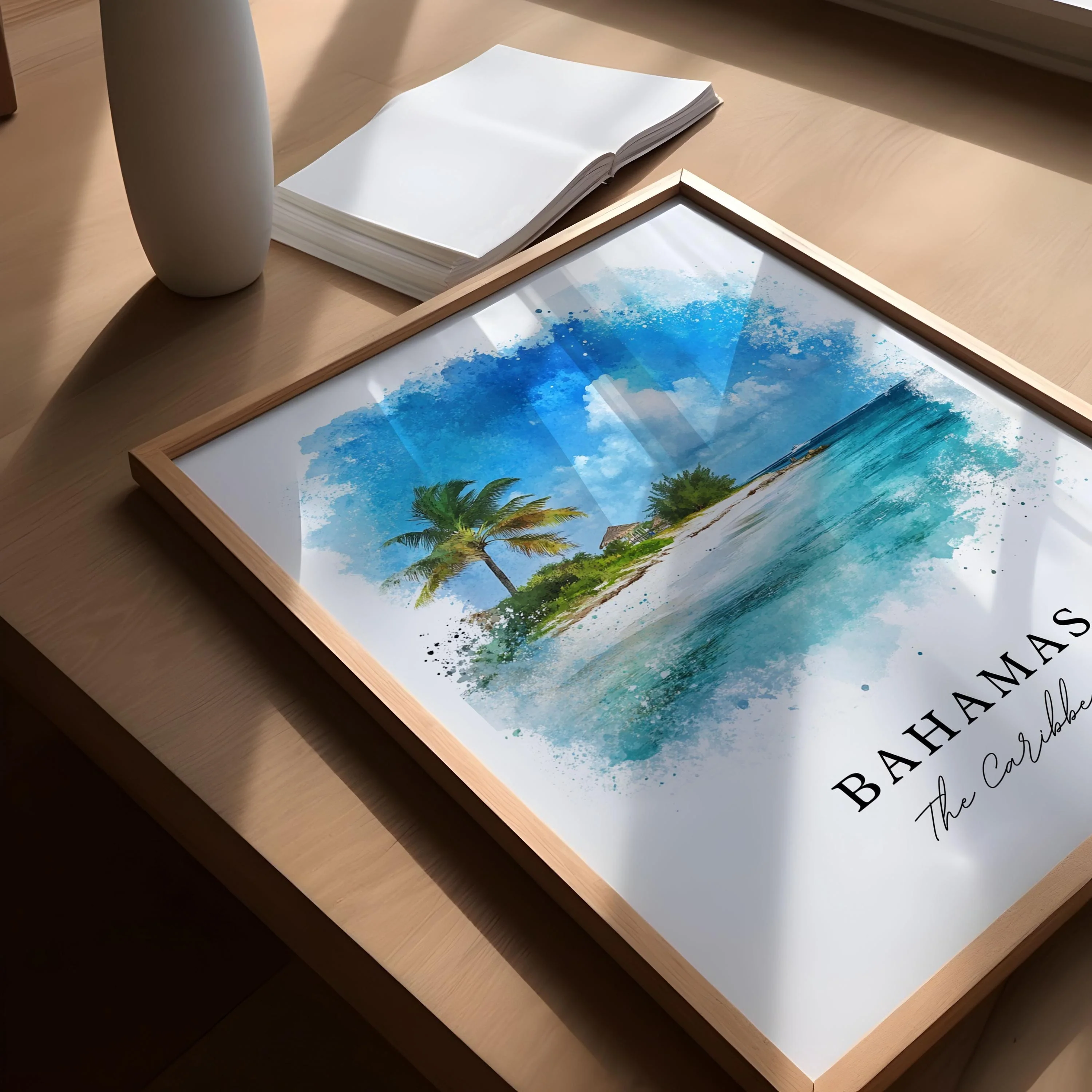 Bahamas, Caribbean – Watercolor Art Print - Image 4