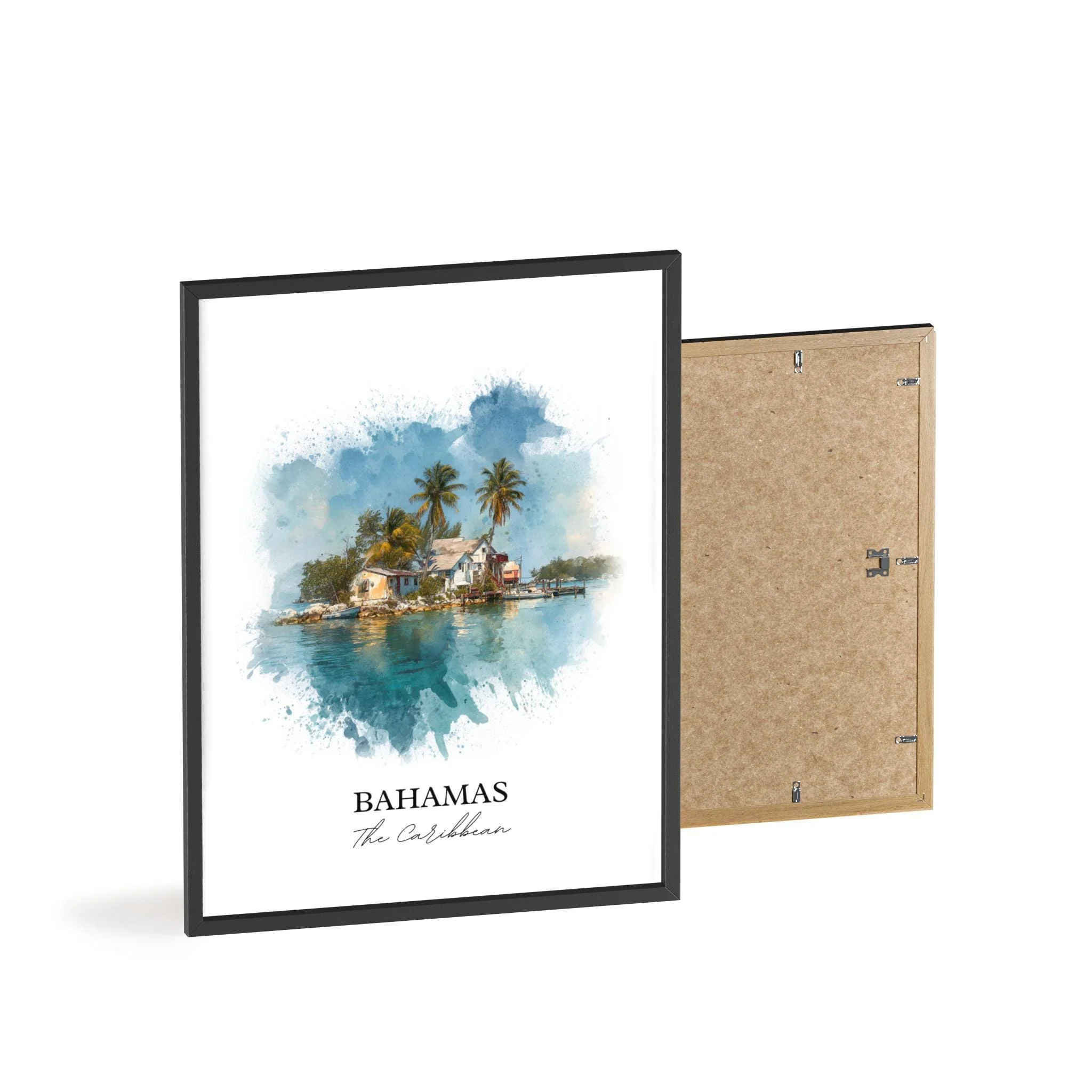 Bahamas, Caribbean – Watercolor Art Print - Image 8