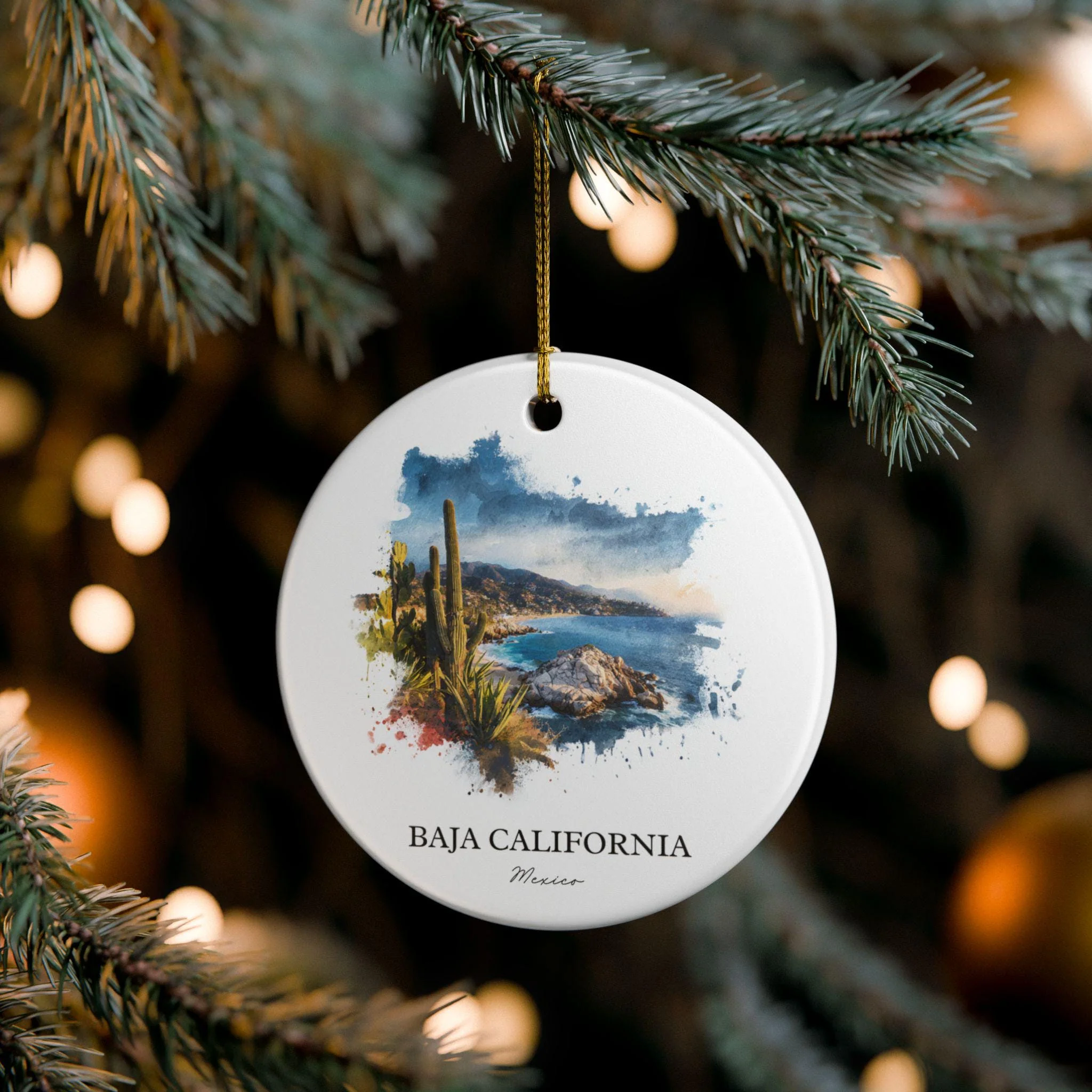 Baja California Ornament: Unique Baja California Souvenir, Mexico Xmas Decor, and Authentic Cabo San Lucas Gift - Image 4