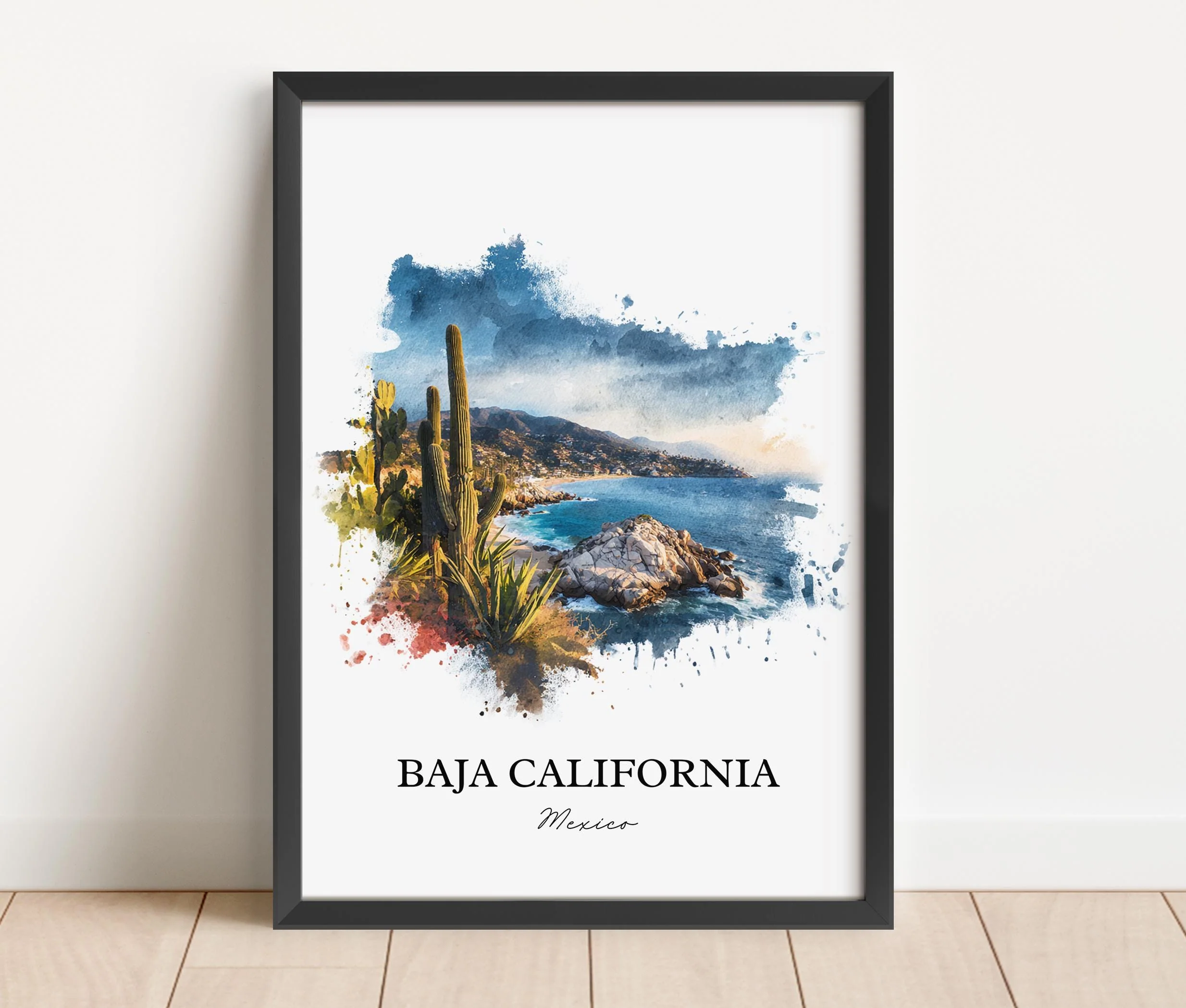 Baja California, Mexico – Watercolor Art Print - Image 5