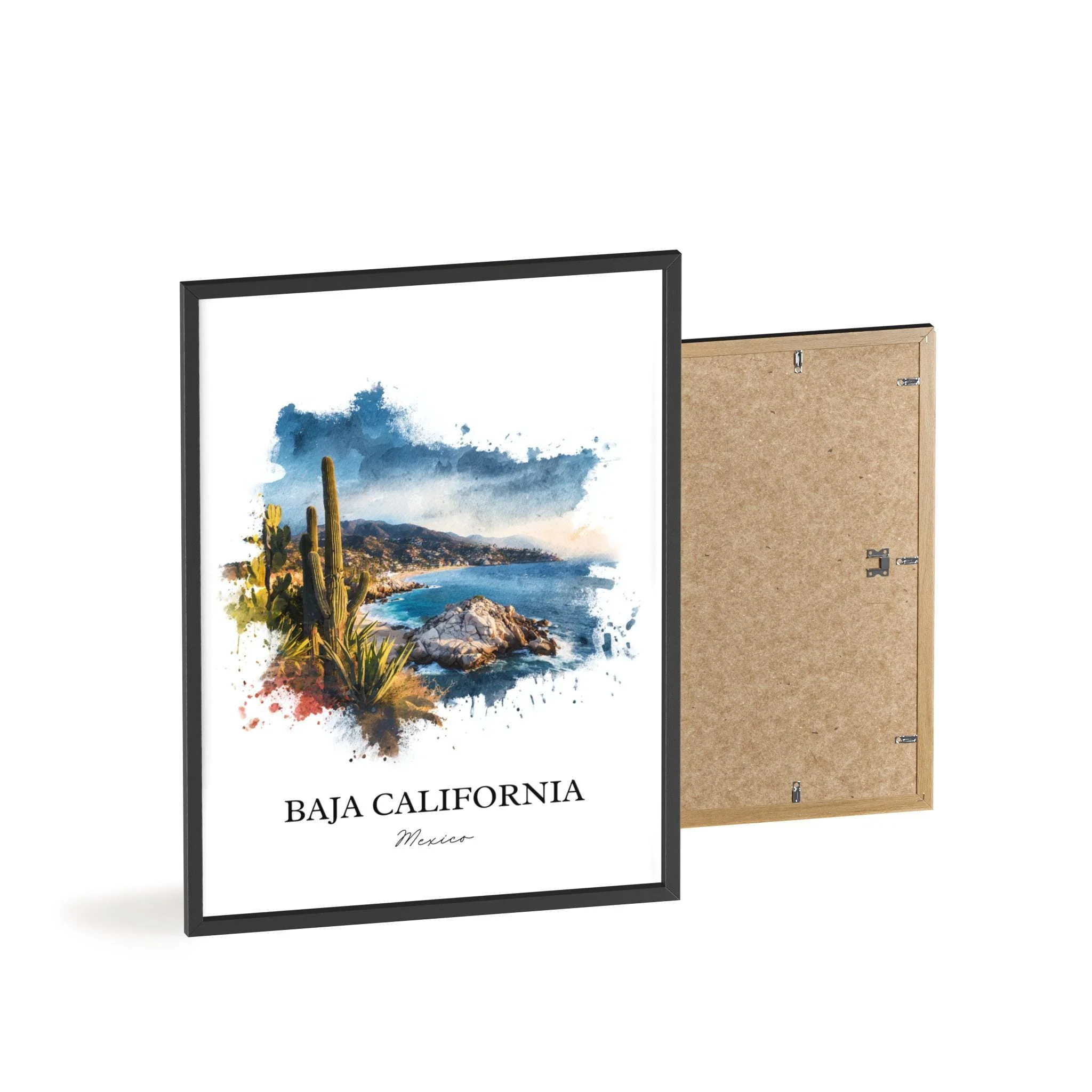 Baja California, Mexico – Watercolor Art Print - Image 8
