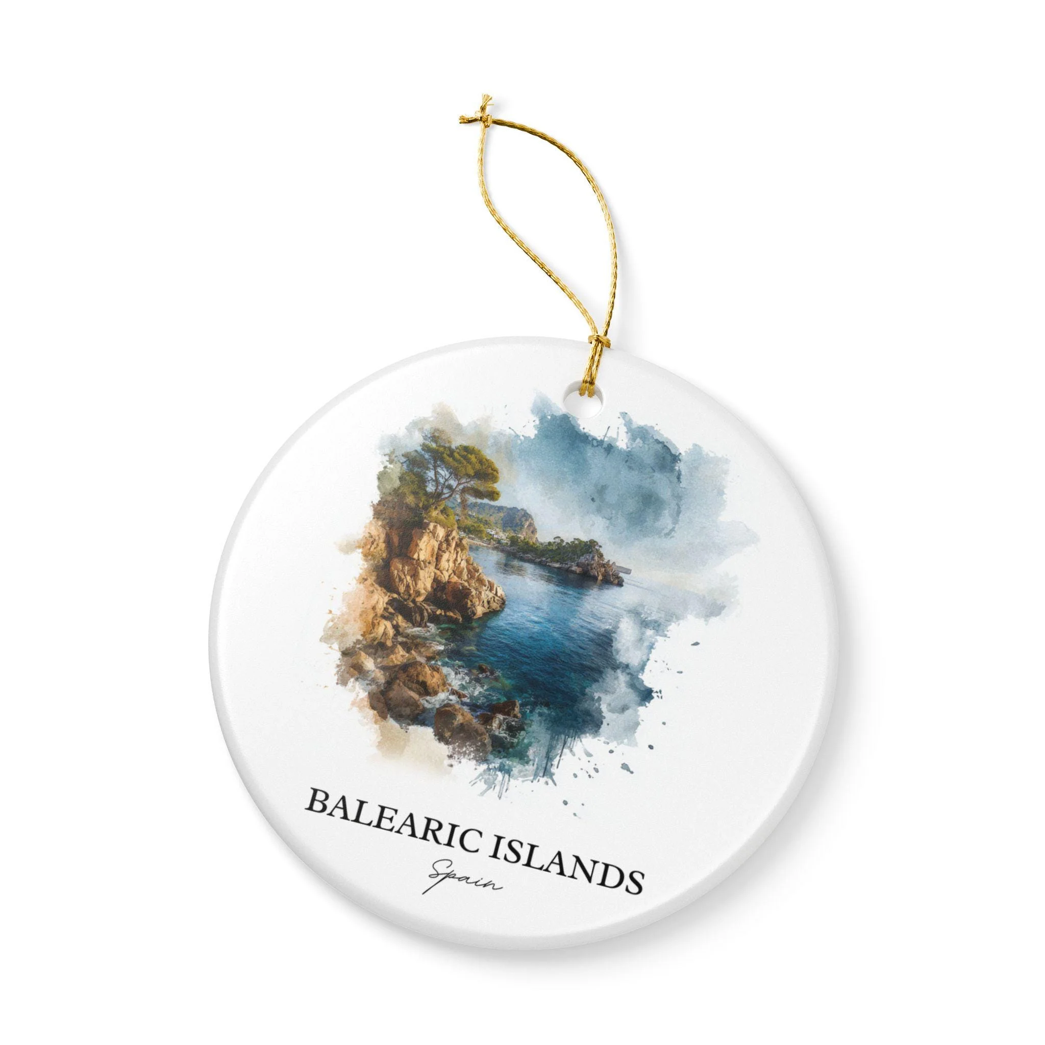 Balearic Islands Ornament: Unique Balearic Spain Souvenir, Balearic Islands Xmas Decor, and Authentic Balearic Gift - Image 3