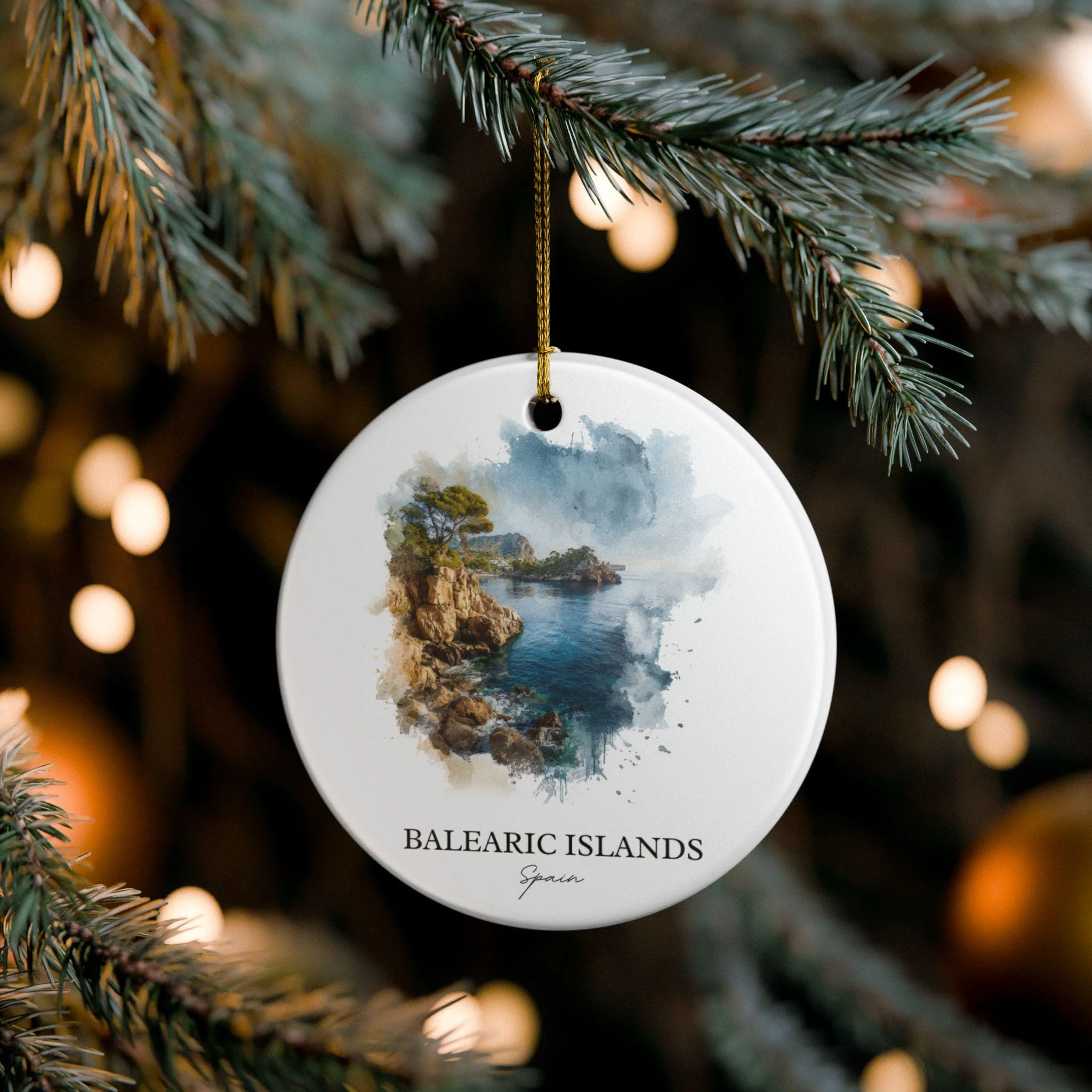 Balearic Islands Ornament: Unique Balearic Spain Souvenir, Balearic Islands Xmas Decor, and Authentic Balearic Gift - Image 4