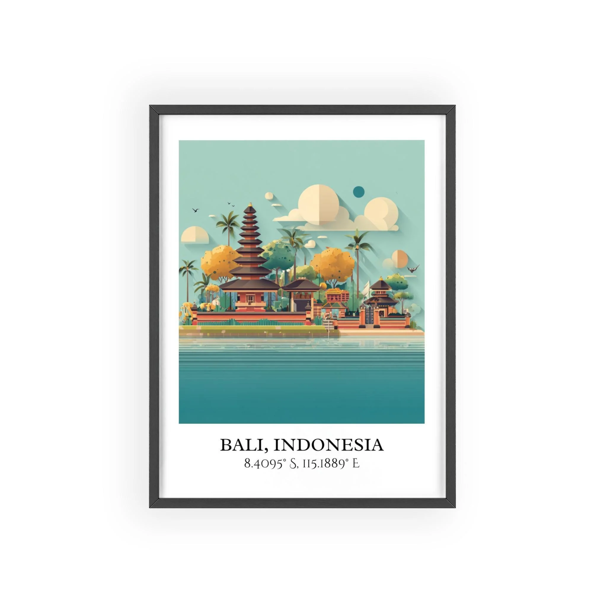 Bali, Indonesia – Watercolor Art Print - Image 7