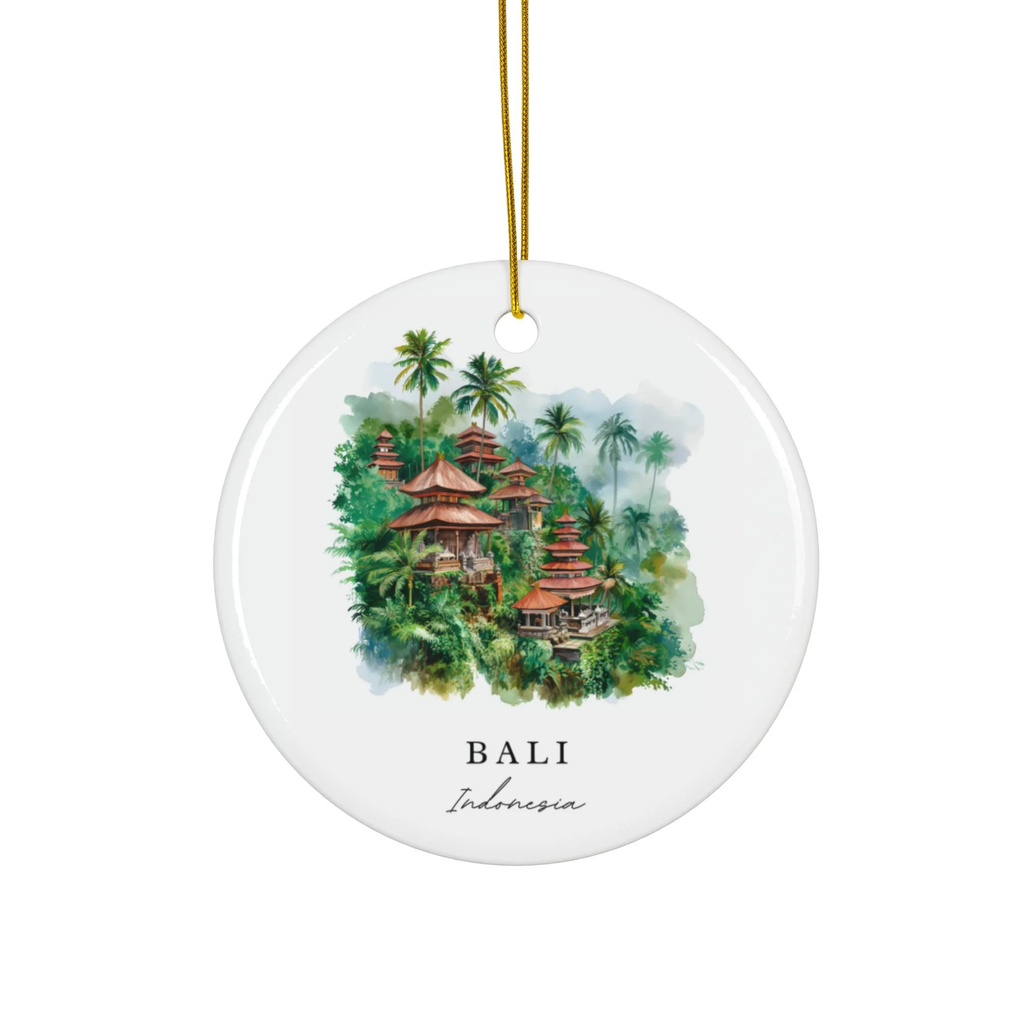 Bali, Indonesia Christmas Ornament