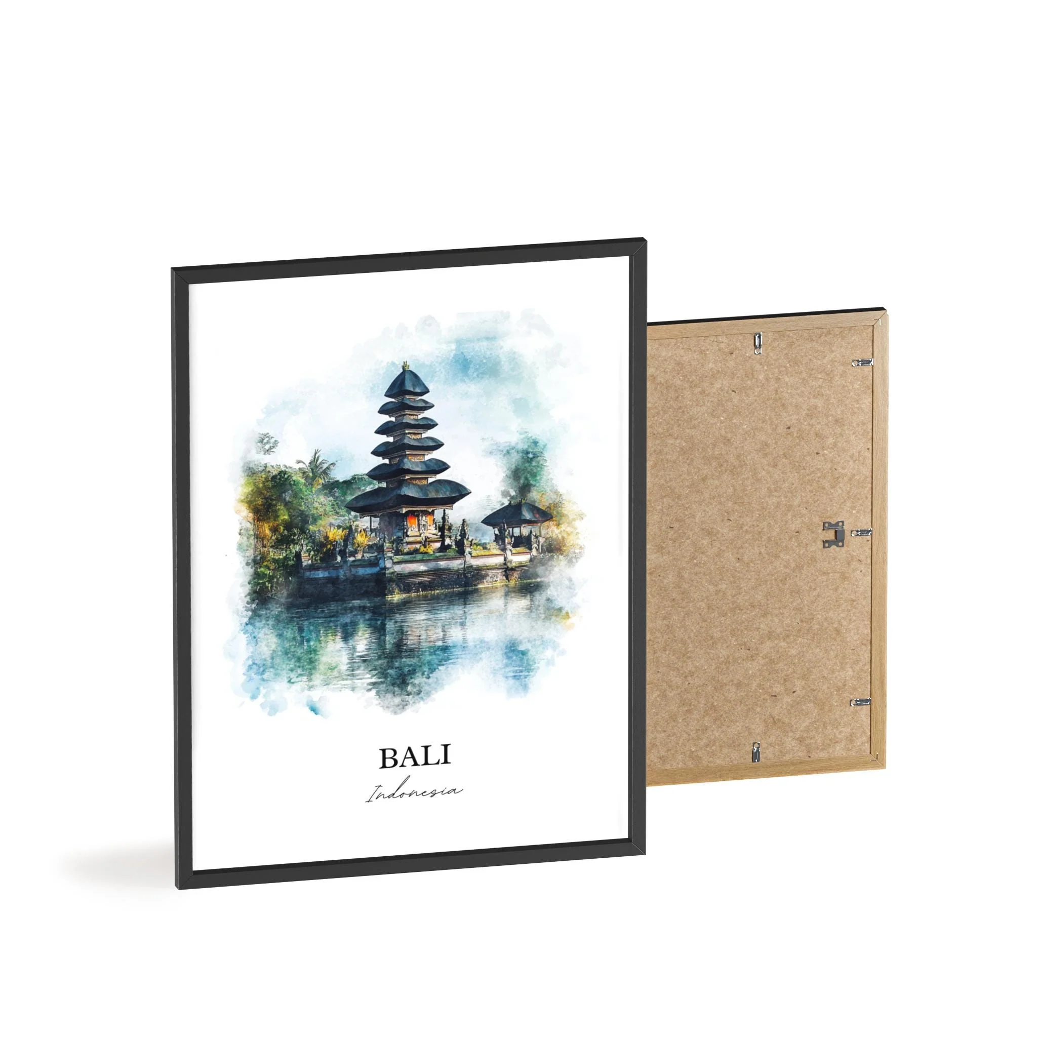 Bali, Indonesia – Watercolor Art Print - Image 8