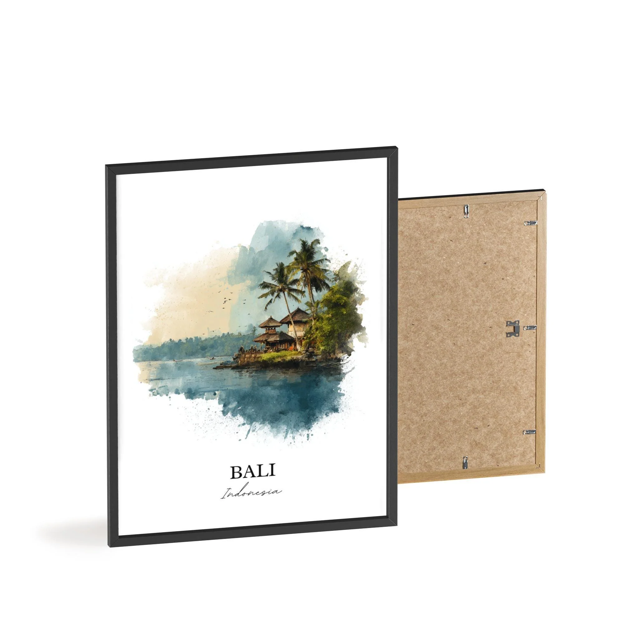 Bali, Indonesia – Watercolor Art Print - Image 8