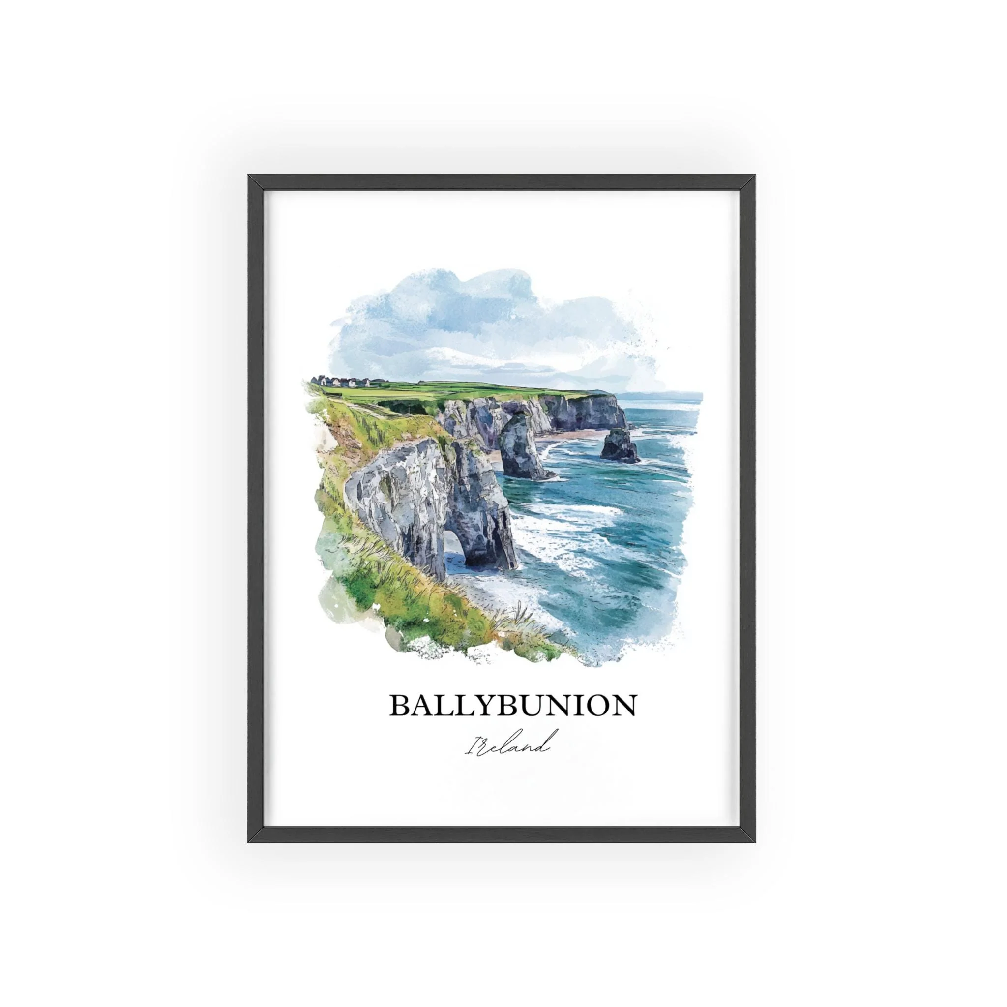 Ballybunion, Ireland – Watercolor Art Print - Image 7