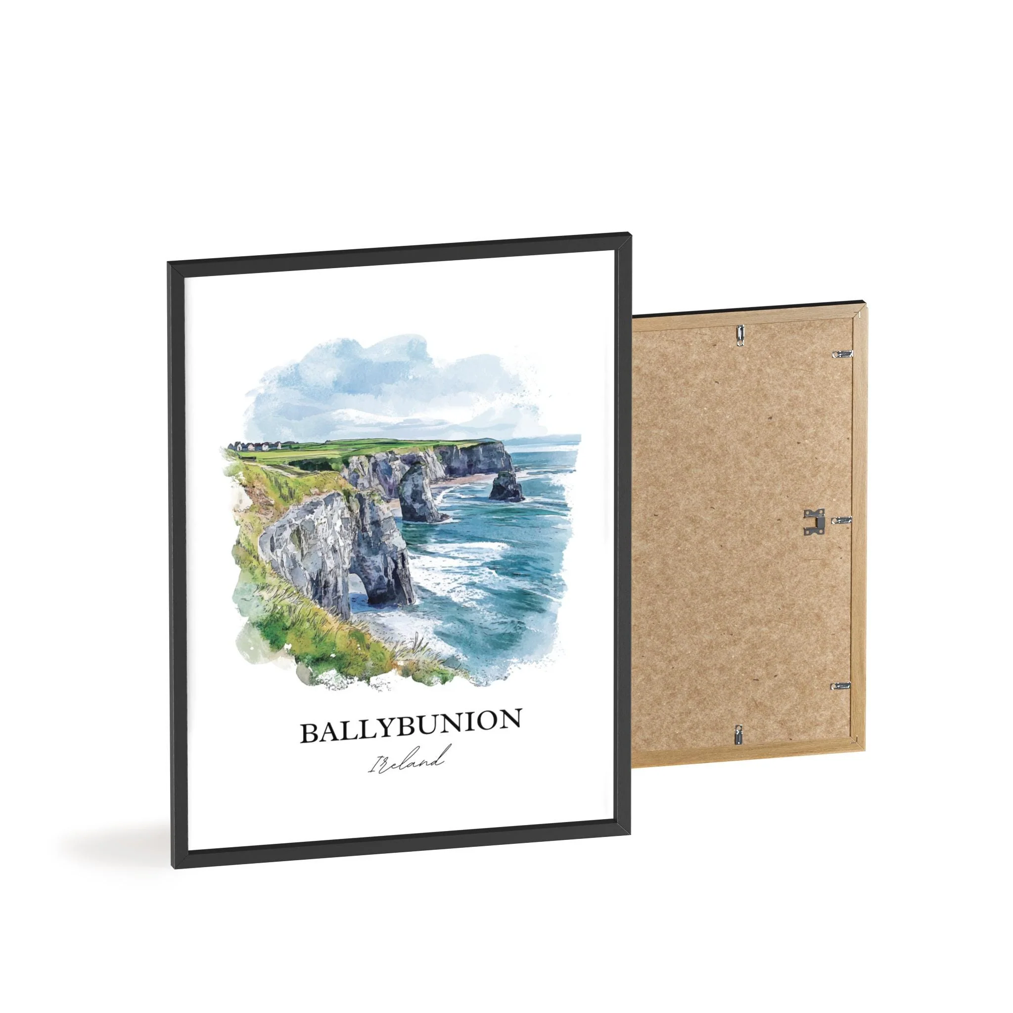 Ballybunion, Ireland – Watercolor Art Print - Image 8