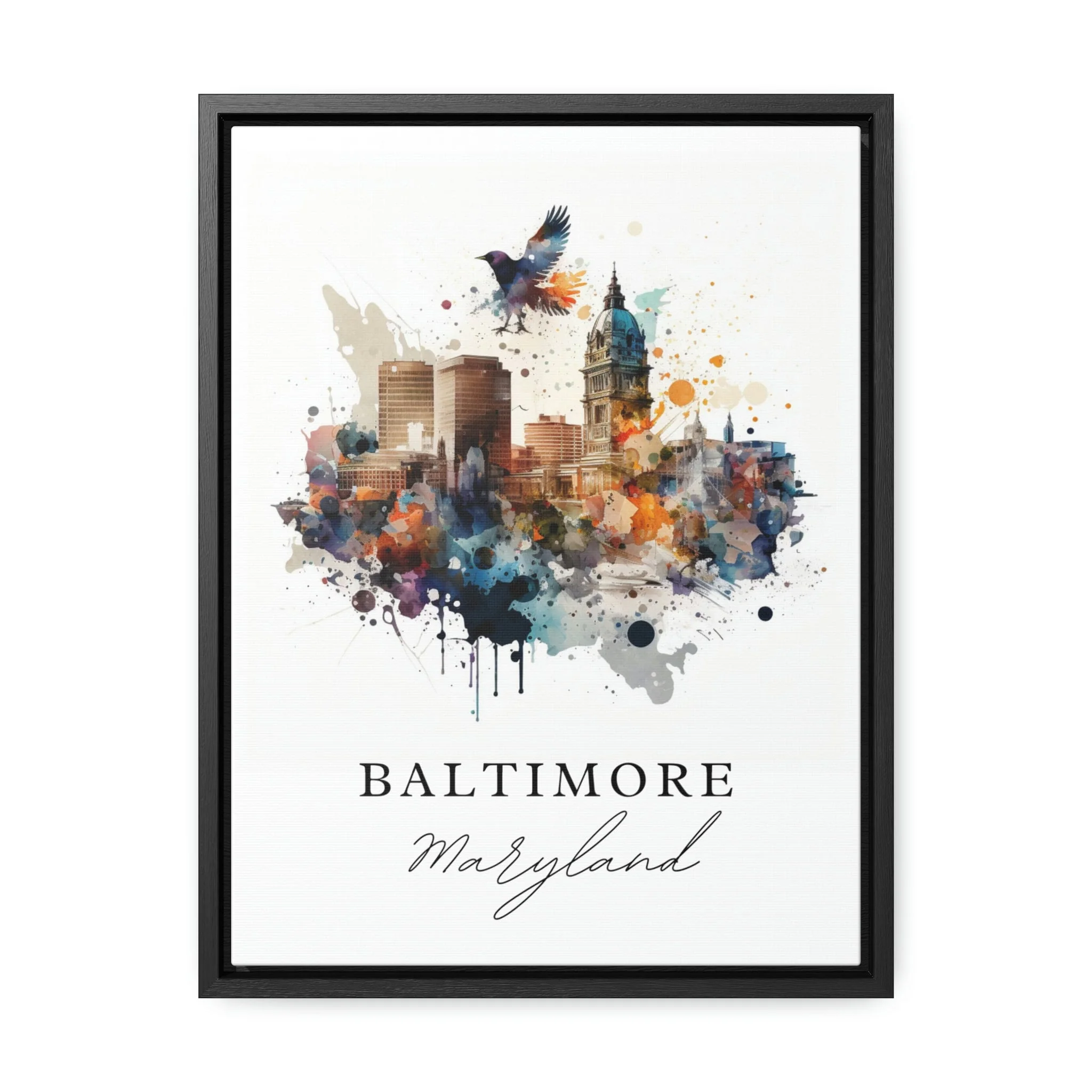 Baltimore, Maryland – Watercolor Art Print