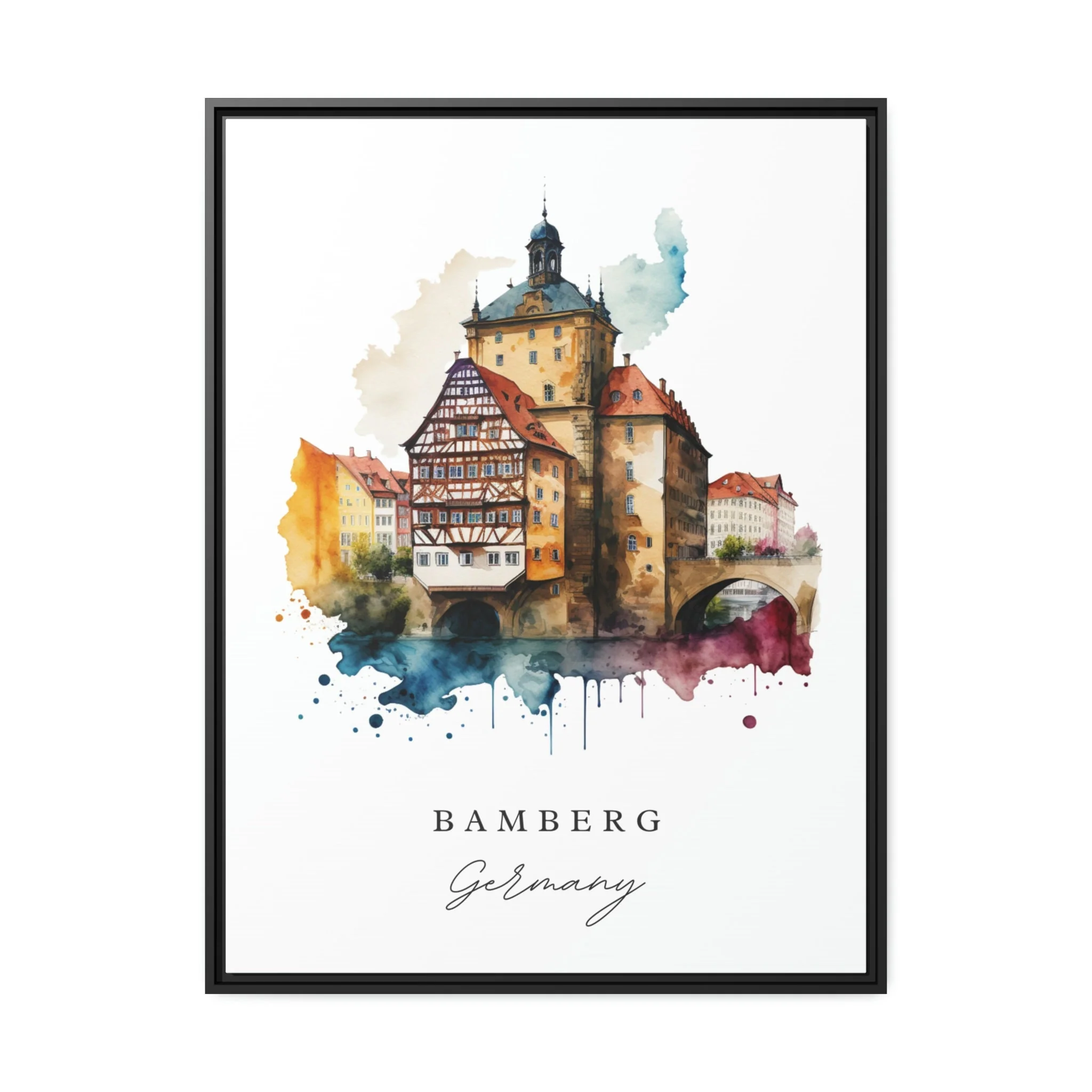 Bamberg, Germany – Watercolor Art Print - Image 6