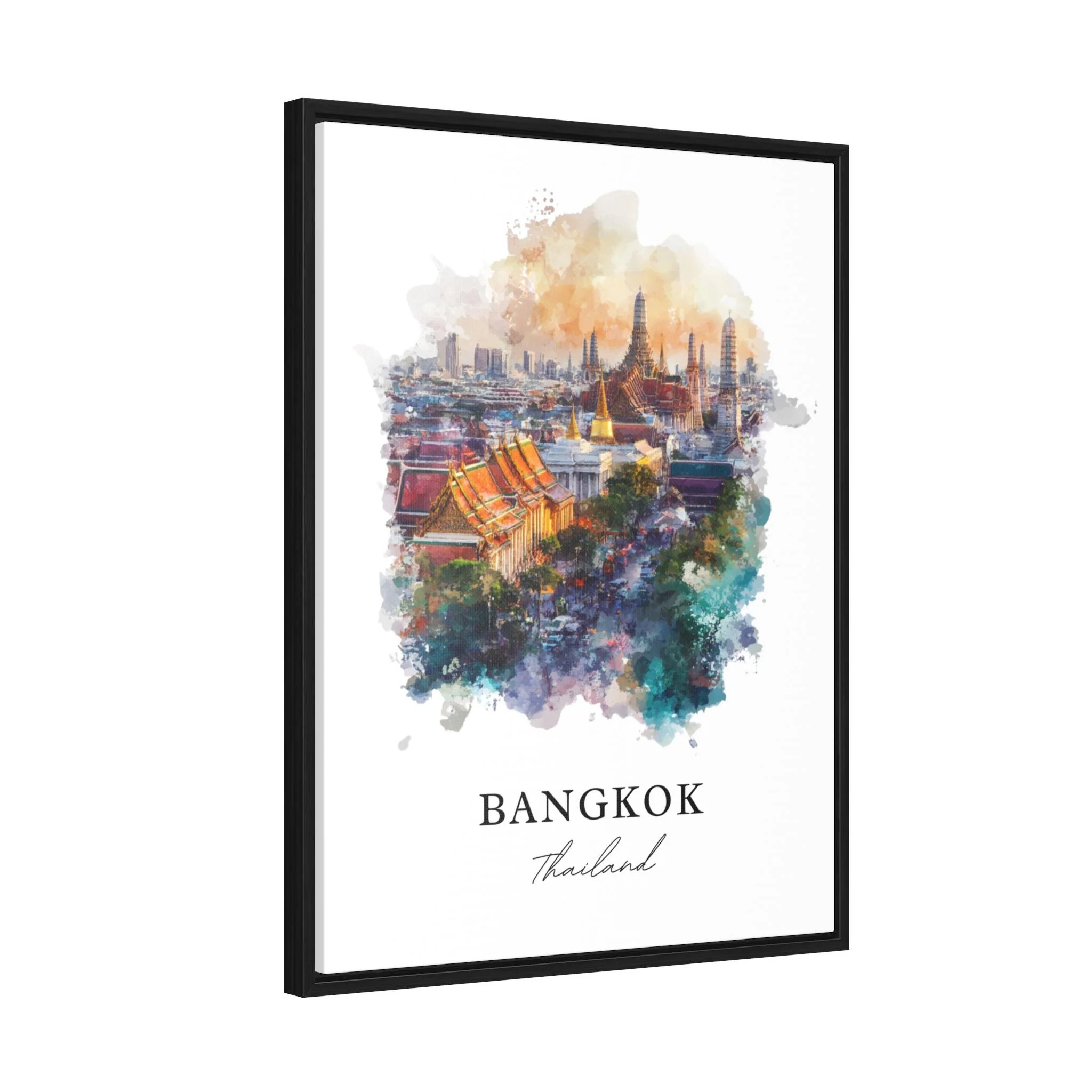 Bangkok, Thailand – Watercolor Art Print - Image 7