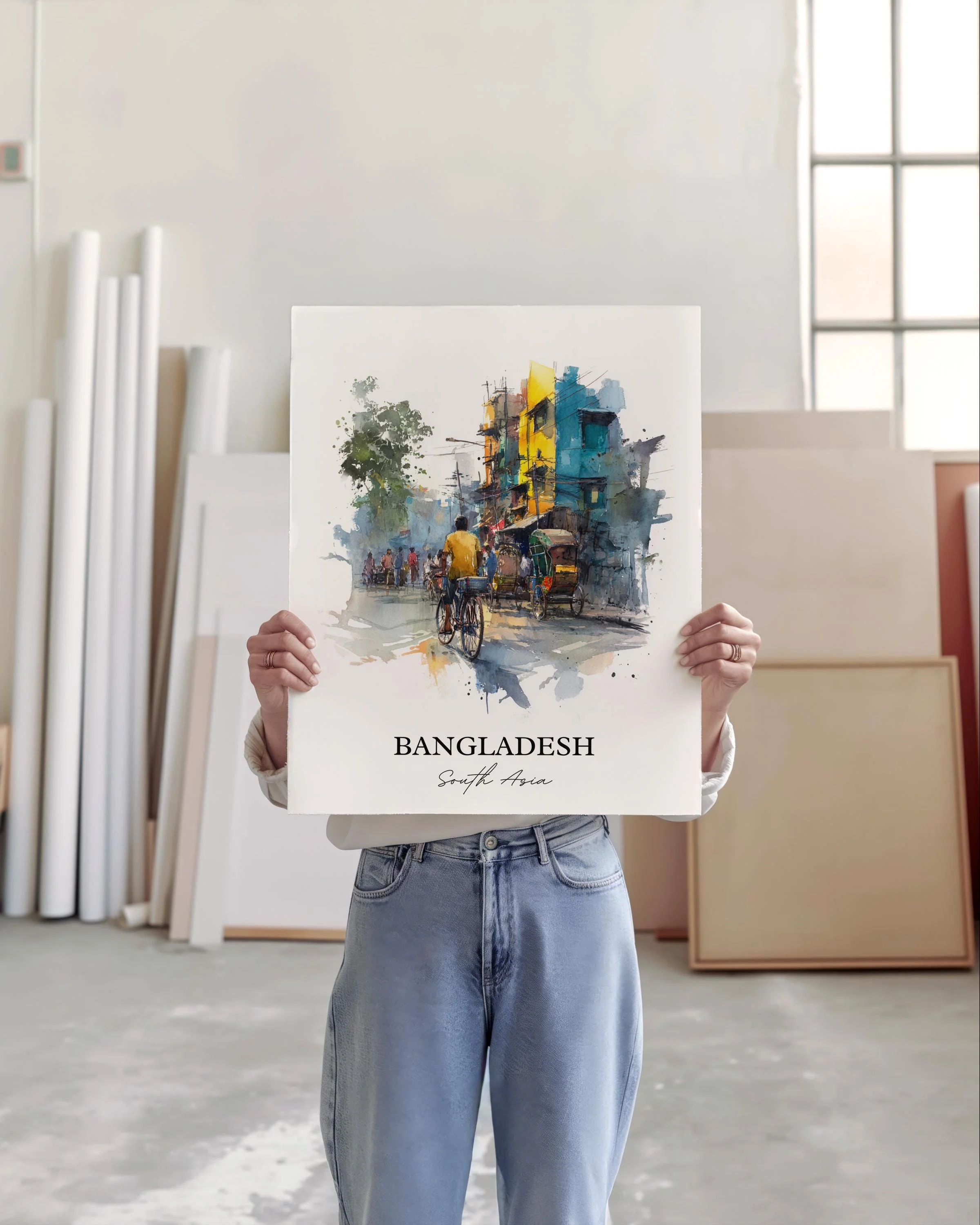 Bangladesh, Bangladesh – Watercolor Art Print - Image 5