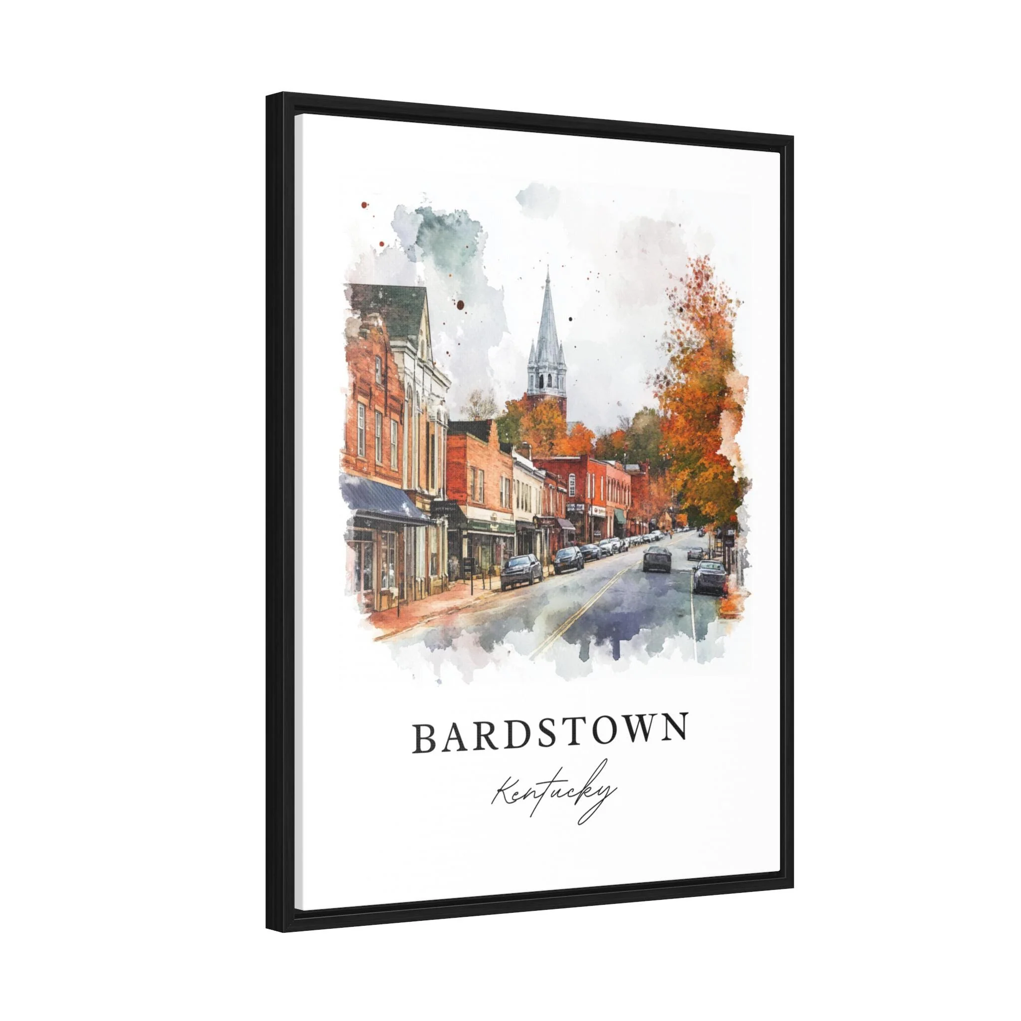 Bardstown, Kentucky – Watercolor Art Print - Image 6