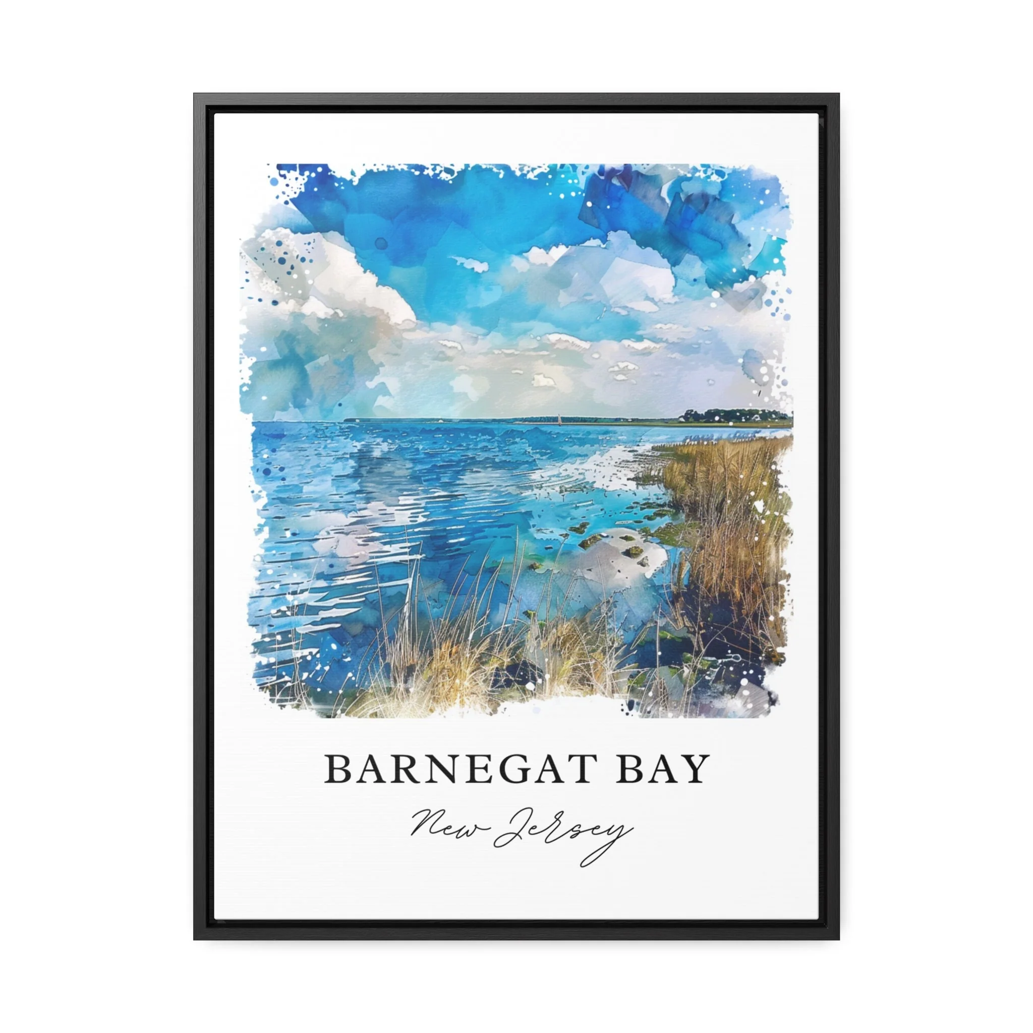Barnegat Bay, New Jersey – Watercolor Art Print - Image 5