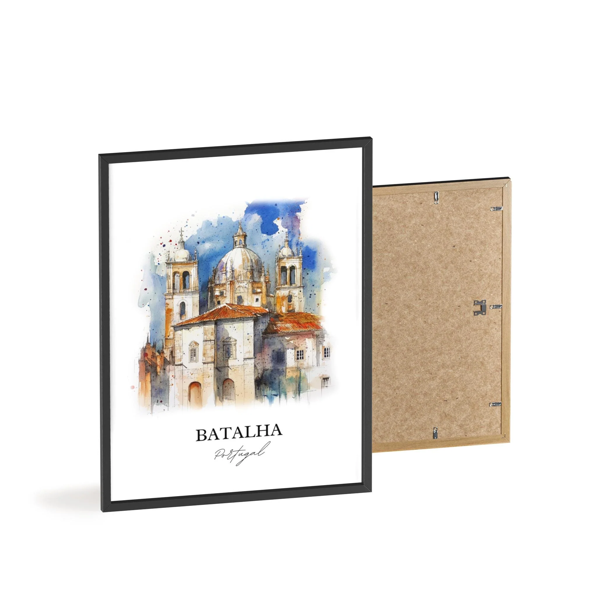 Batalha, Portugal – Watercolor Art Print - Image 8
