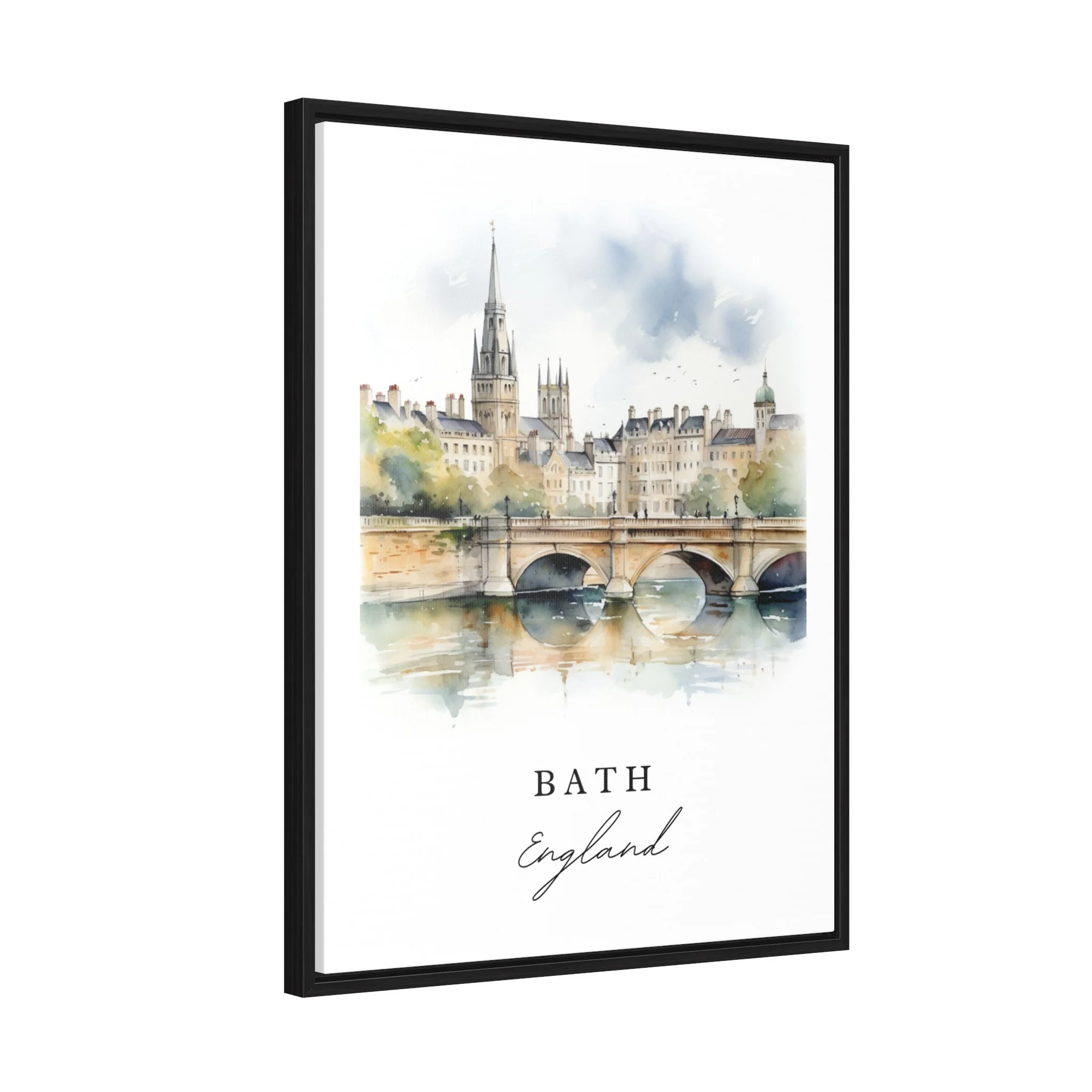 Bath, England – Watercolor Art Print - Image 7