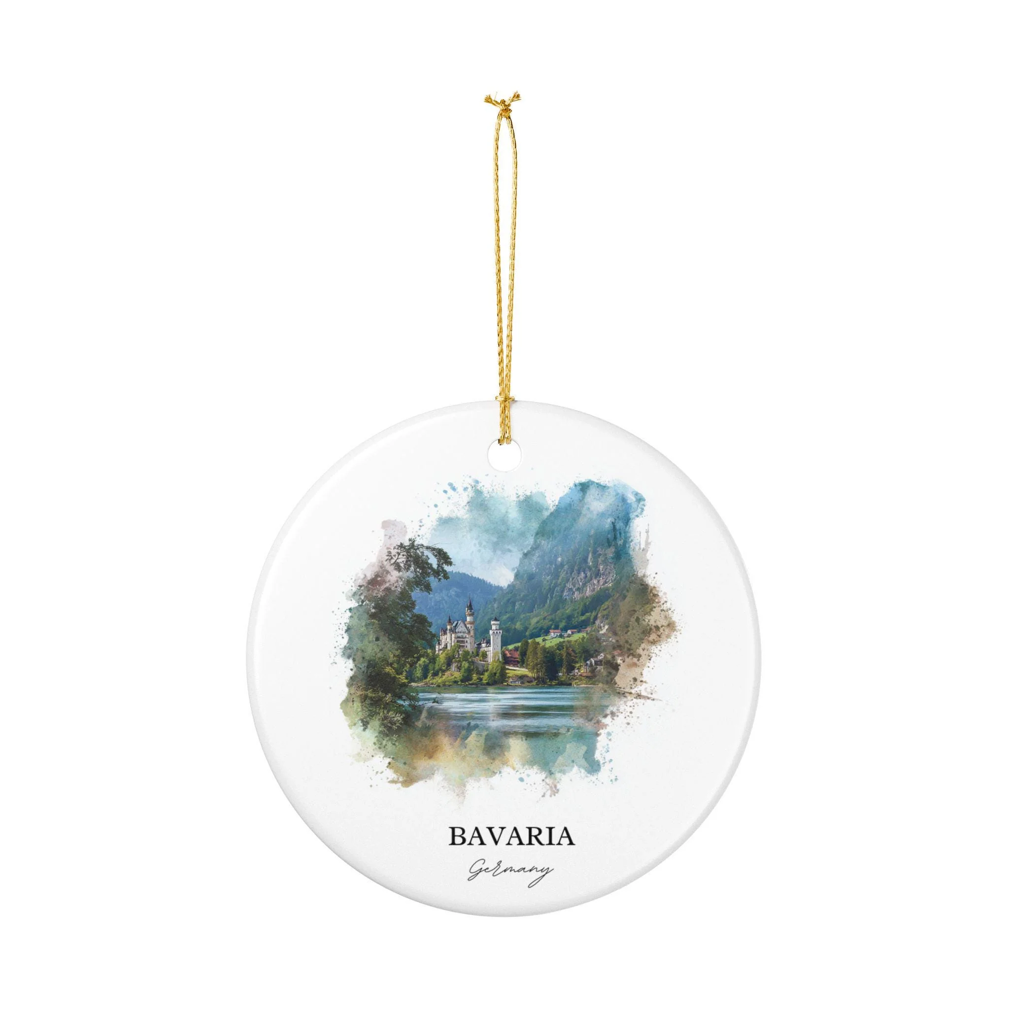 Bavaria Germany Ornament: Unique Bavaria Souvenir, Bavaria Region Xmas Decor, and Authentic Bavaria Germany Gift - Image 2