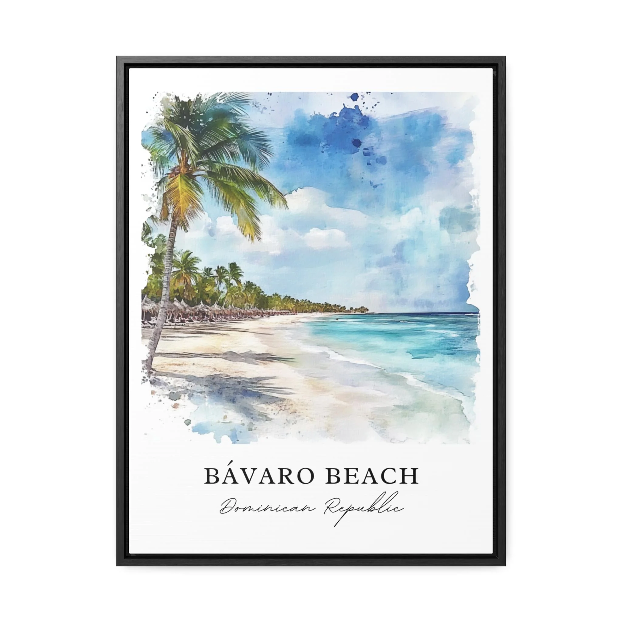 Bavaro, Dominican Republic – Watercolor Art Print - Image 5