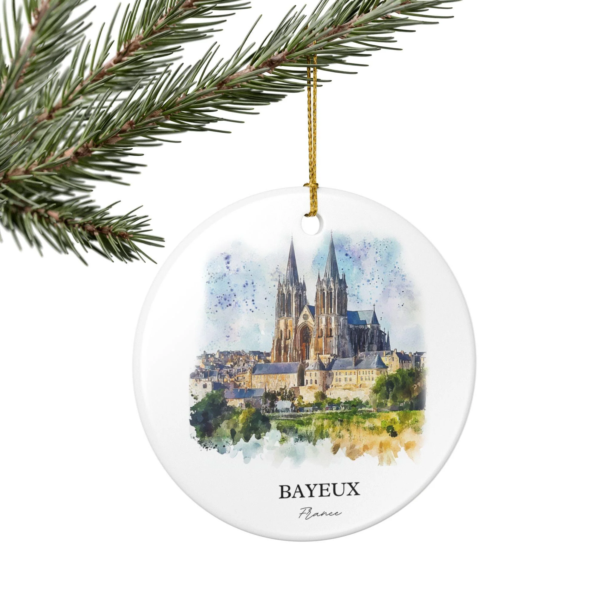 Bayeux France Ornament: Unique Bayeux Souvenir, Bayeux Xmas Decor, and Authentic Bayeux France Gift - Image 5