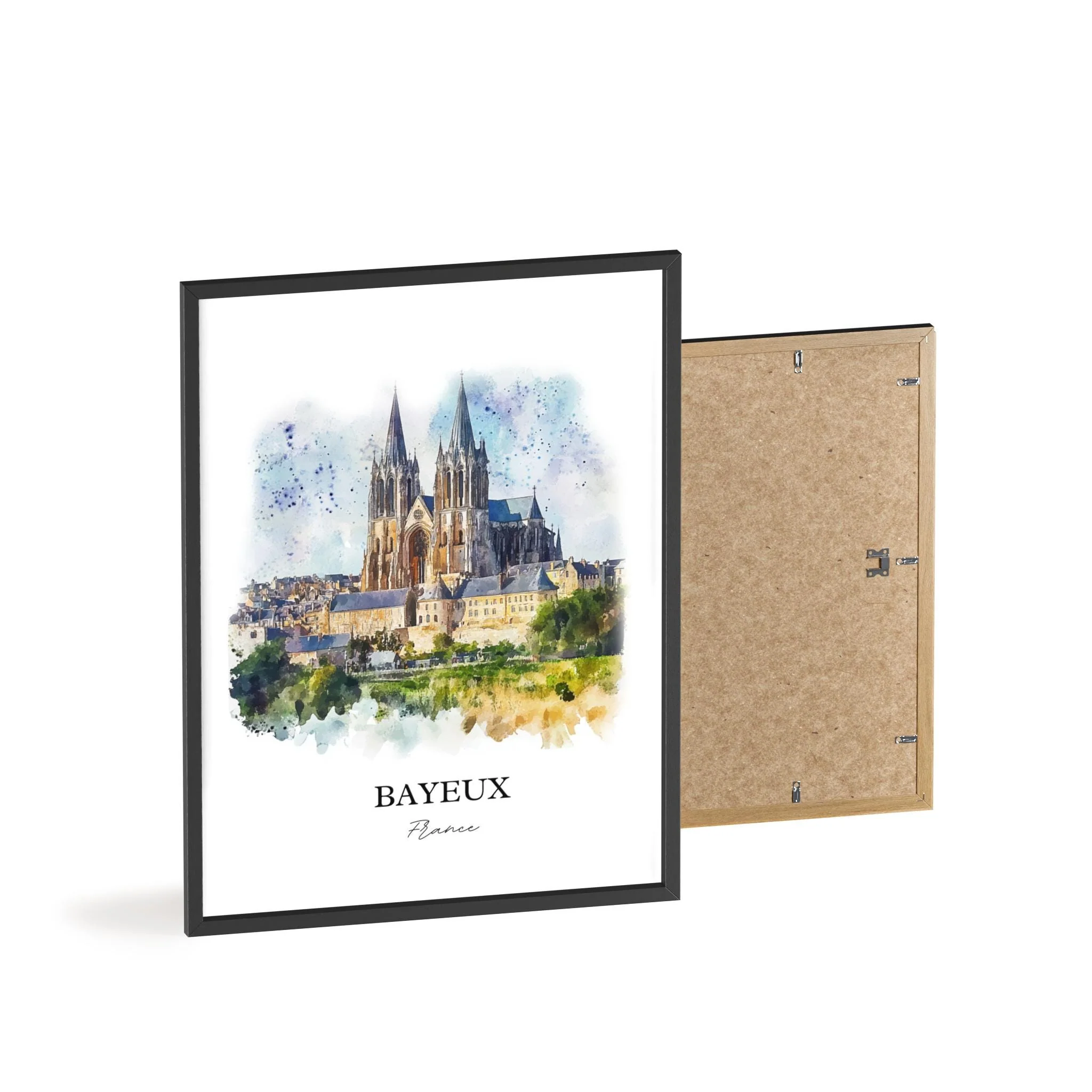 Bayeux, France – Watercolor Art Print of Normandy Region - Image 8