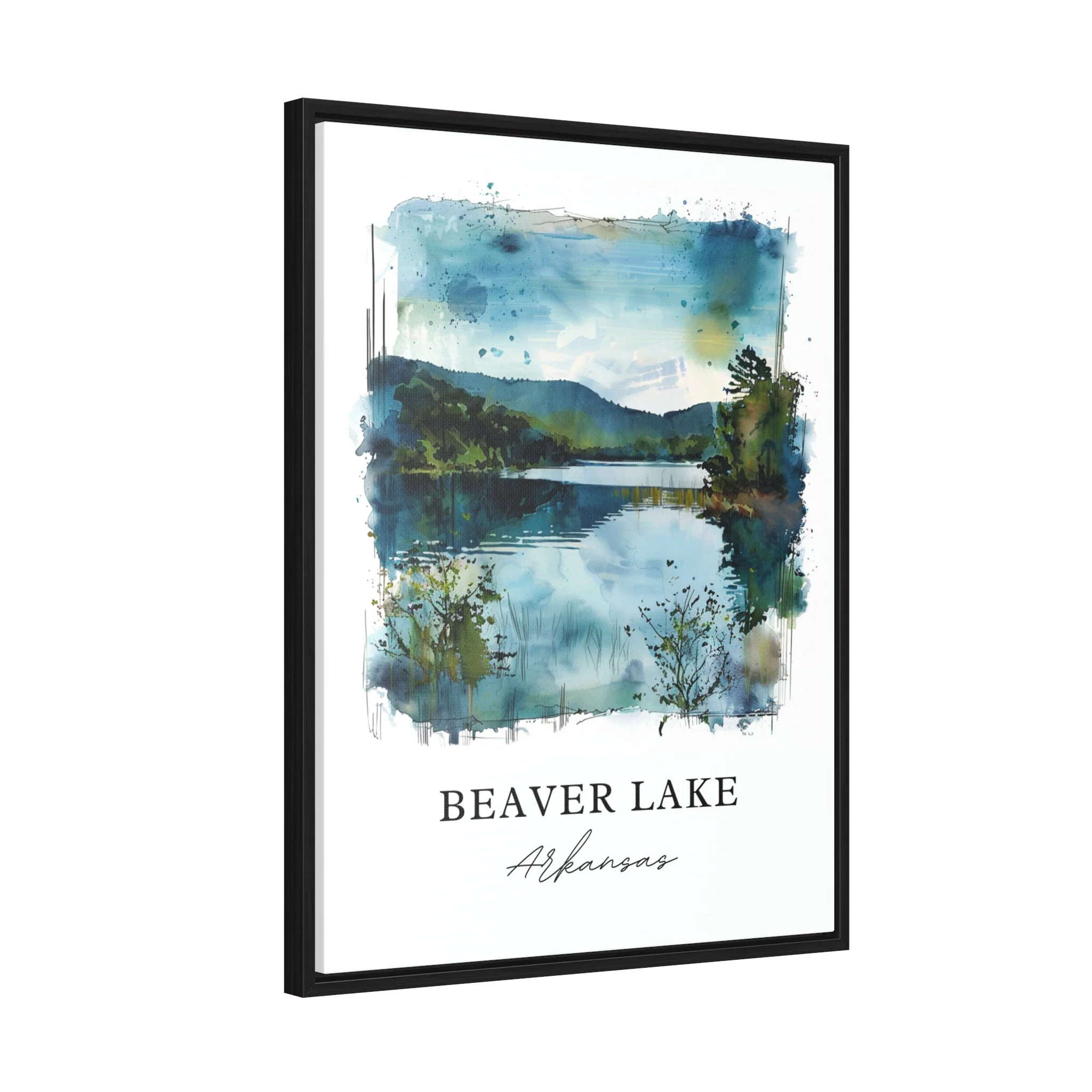 Beaver Lake, Arkansas – Watercolor Art Print - Image 6