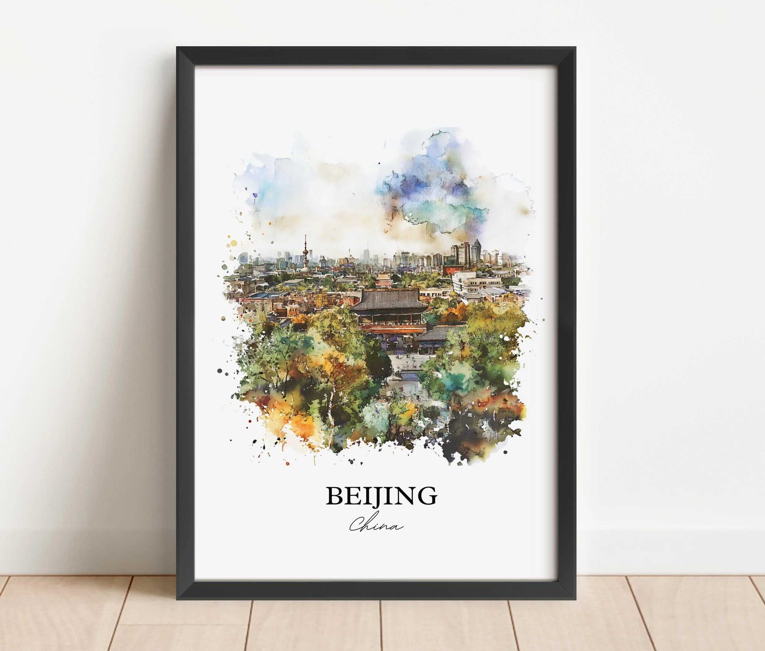 Beijing, China – Watercolor Art Print - Image 6
