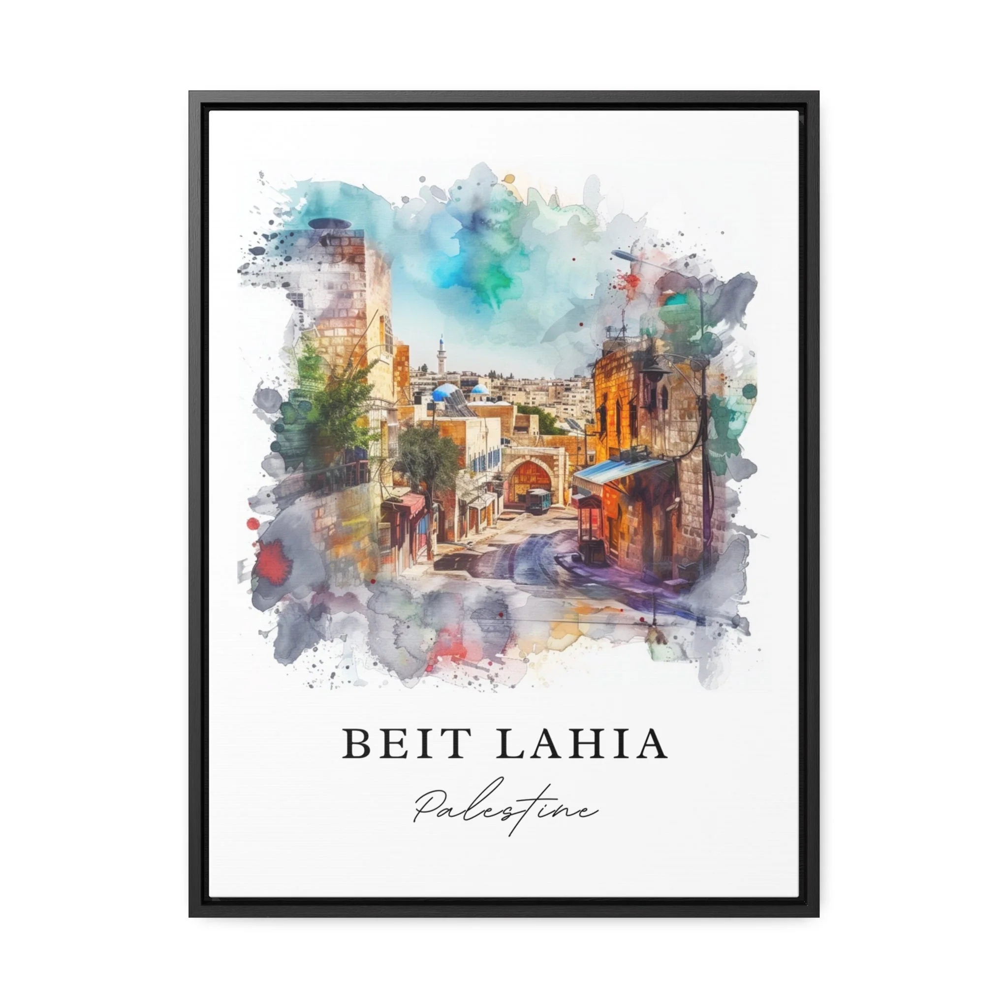 Beit Lahia, Palestine – Watercolor Art Print - Image 6