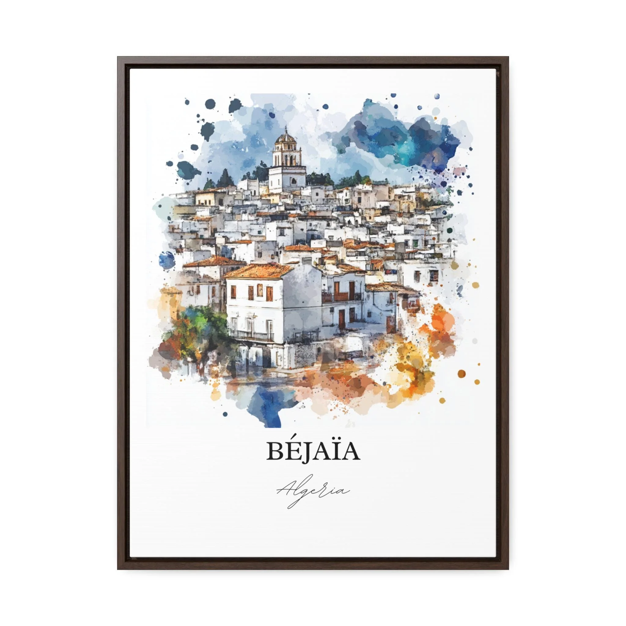 Bejaia, Algeria – Watercolor Art Print - Image 7