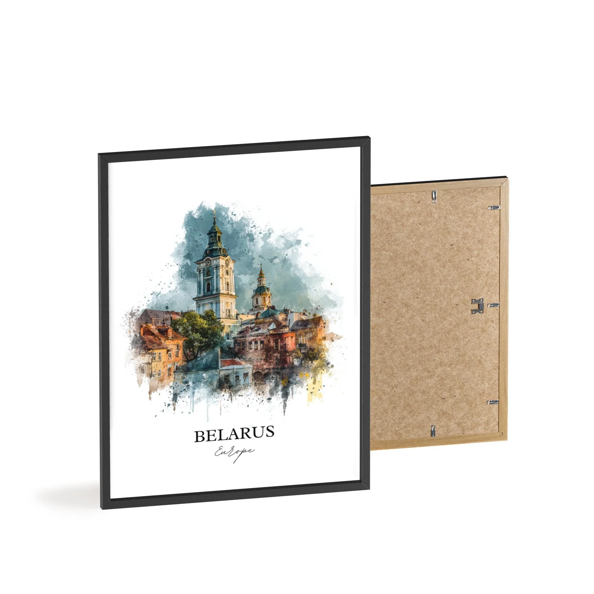 Belarus, Belarus – Watercolor Art Print - Image 8