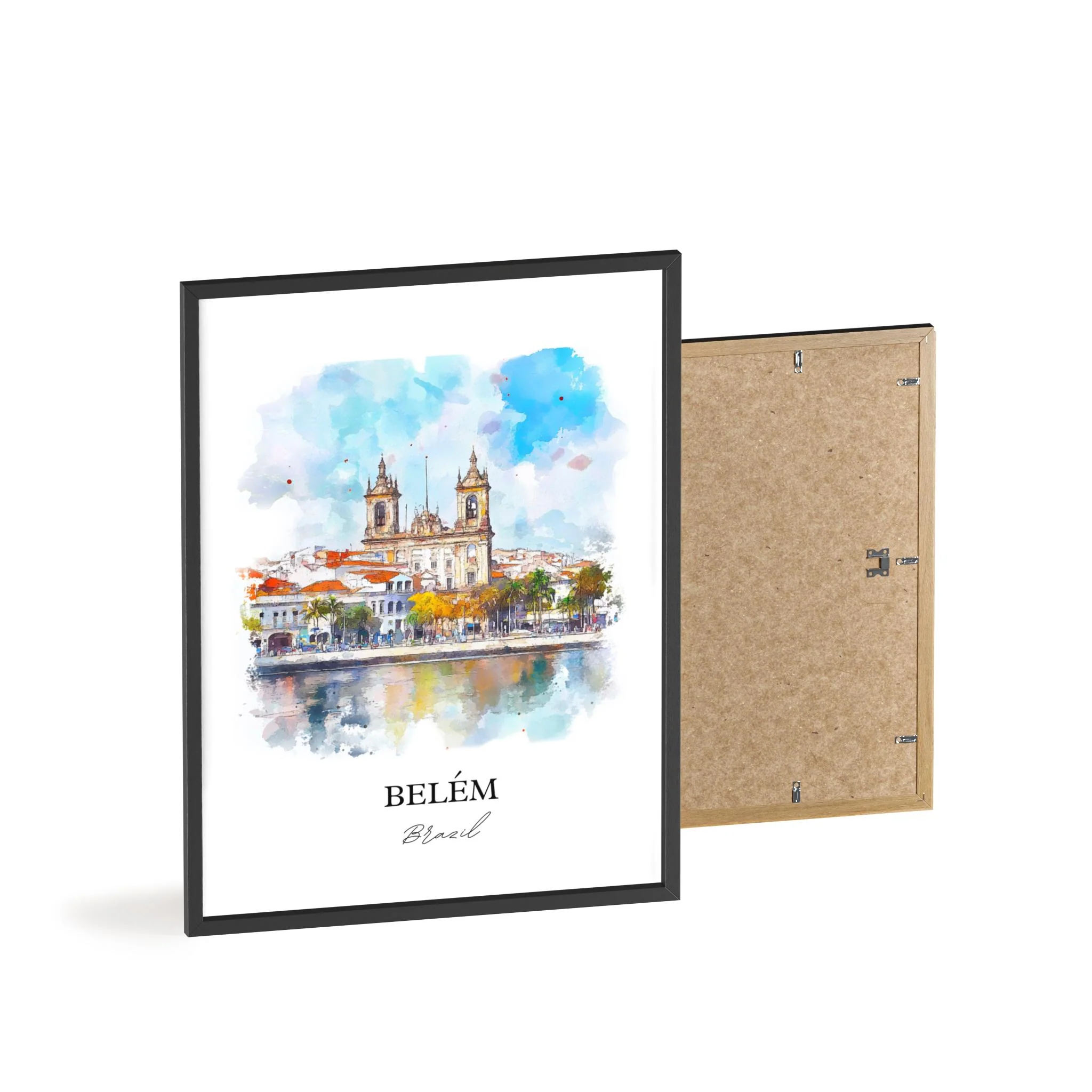 Belém, Brazil – Watercolor Art Print - Image 8