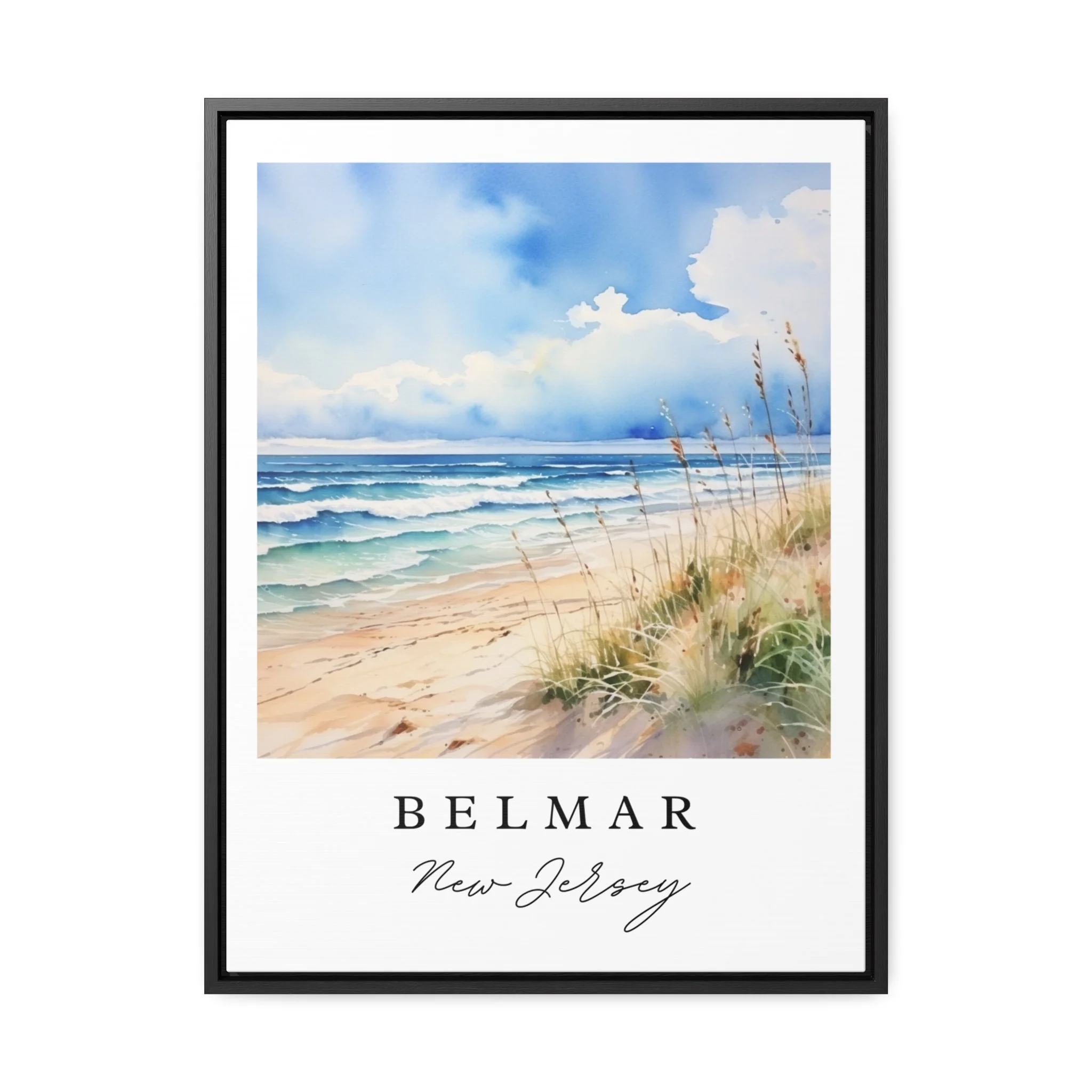 Belmar, New Jersey – Watercolor Art Print - Image 7