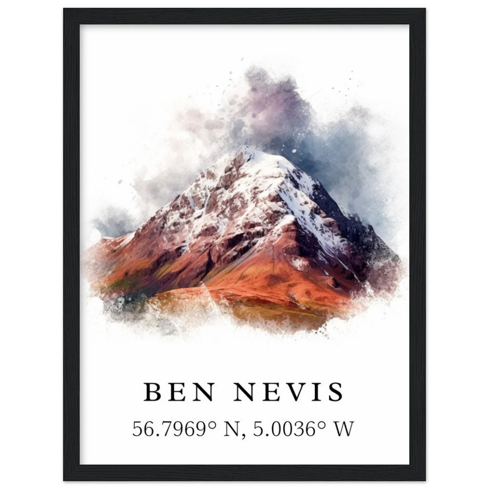 Ben Nevis, UK – Watercolor Art Print - Image 6