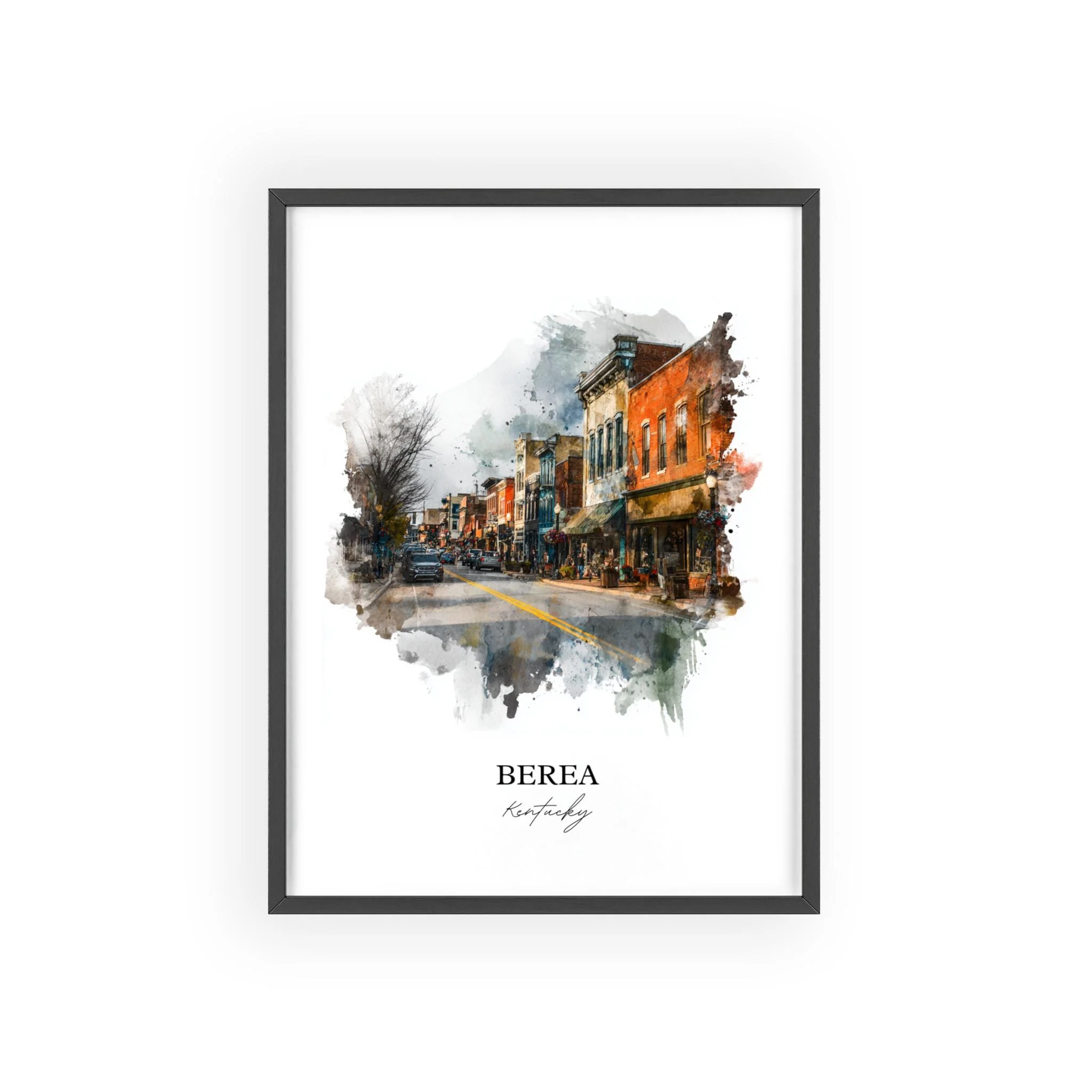 Berea, Kentucky – Watercolor Art Print - Image 10