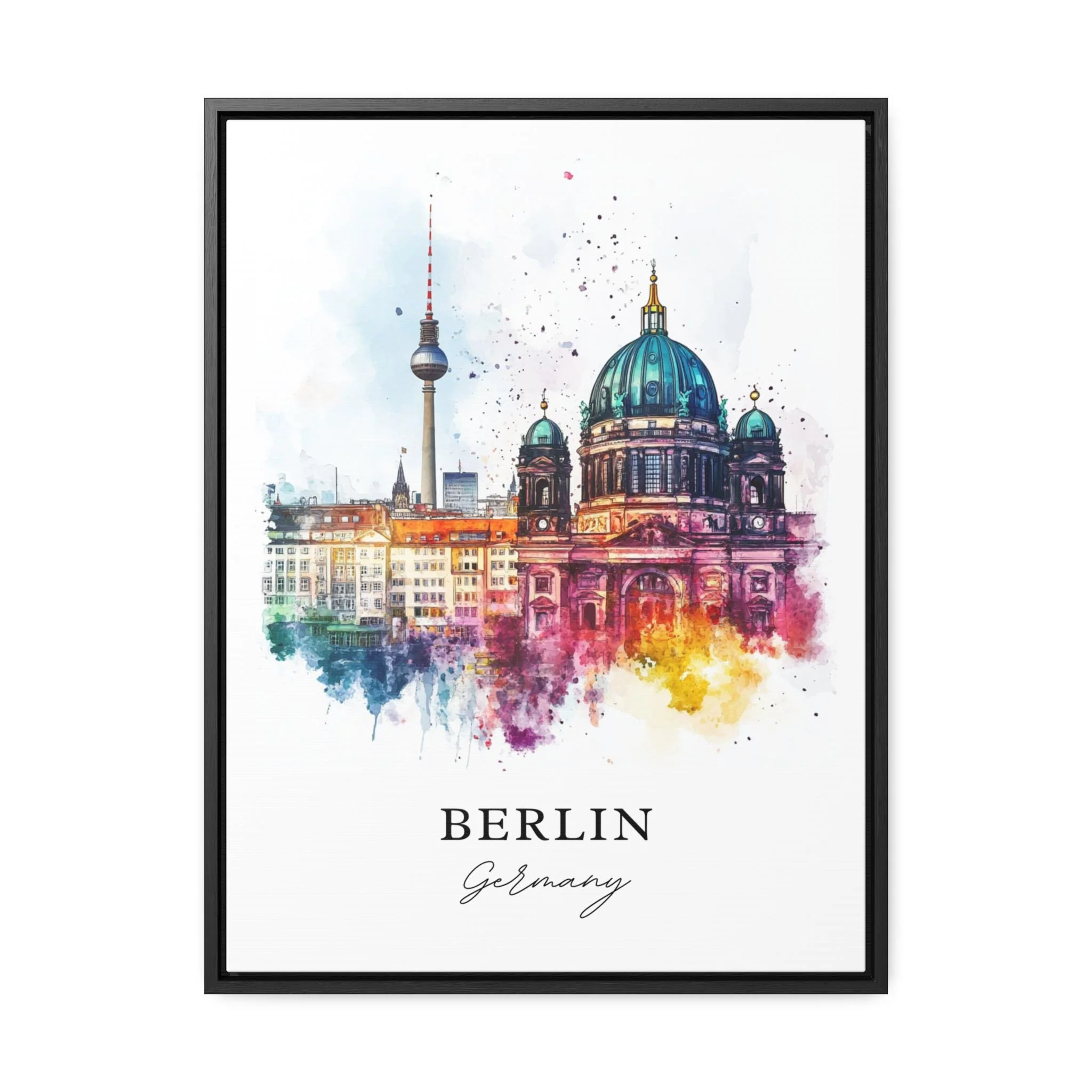 Berlin, Germany – Watercolor Art Print - Image 6