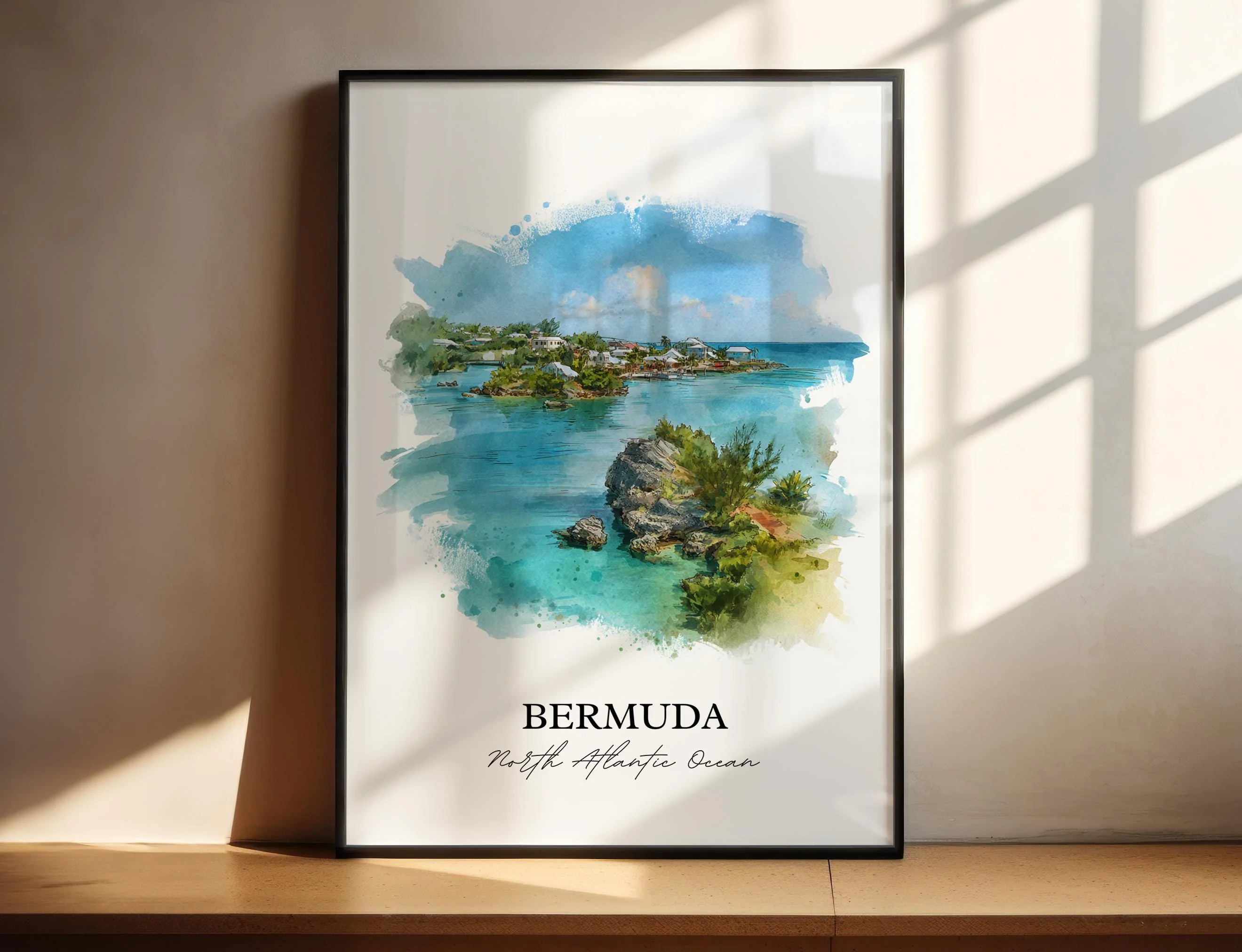 Bermuda, Bermuda – Watercolor Art Print