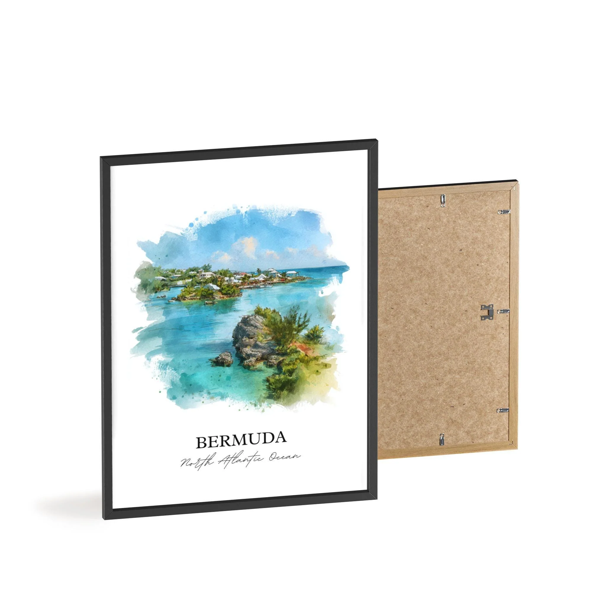 Bermuda, Bermuda – Watercolor Art Print - Image 8