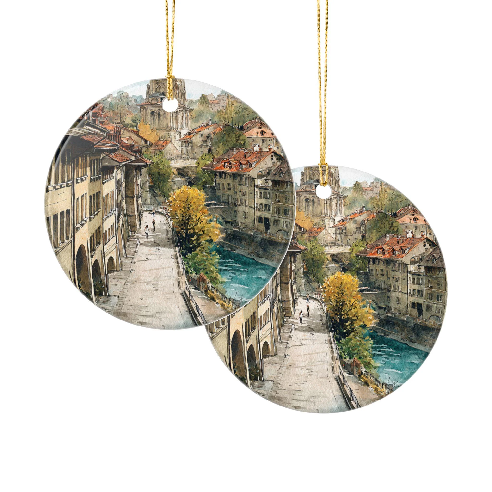 Bern Switzerland Ornament: Unique Bern Souvenir, Bern Xmas Decor, and Authentic Bern Switzerland Gift - Image 3
